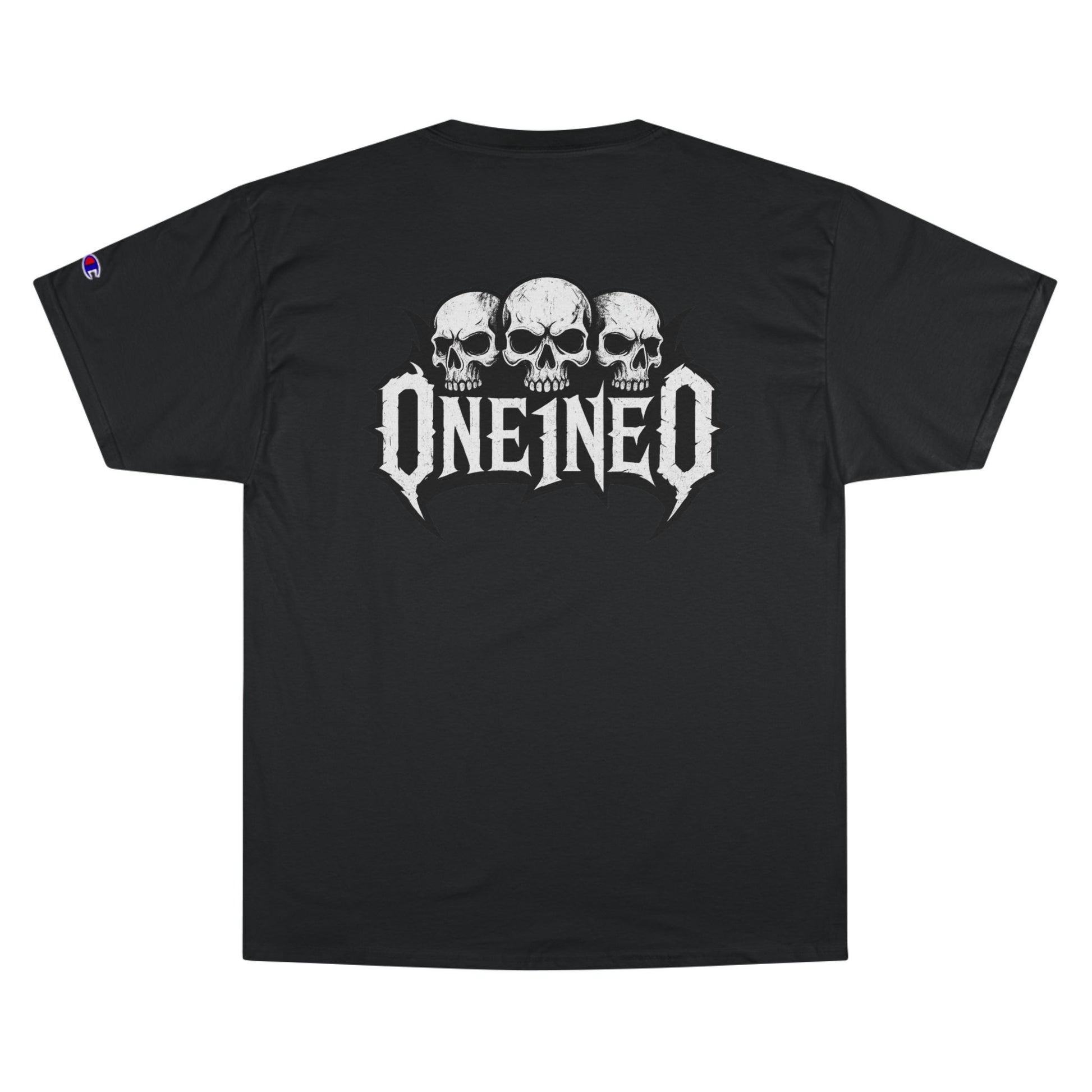 Champion Skull Graphic Tee for Music Lovers, Edgy Streetwear Shirt, Alternative Fashion Apparel, Perfect Gift for Birthdays.