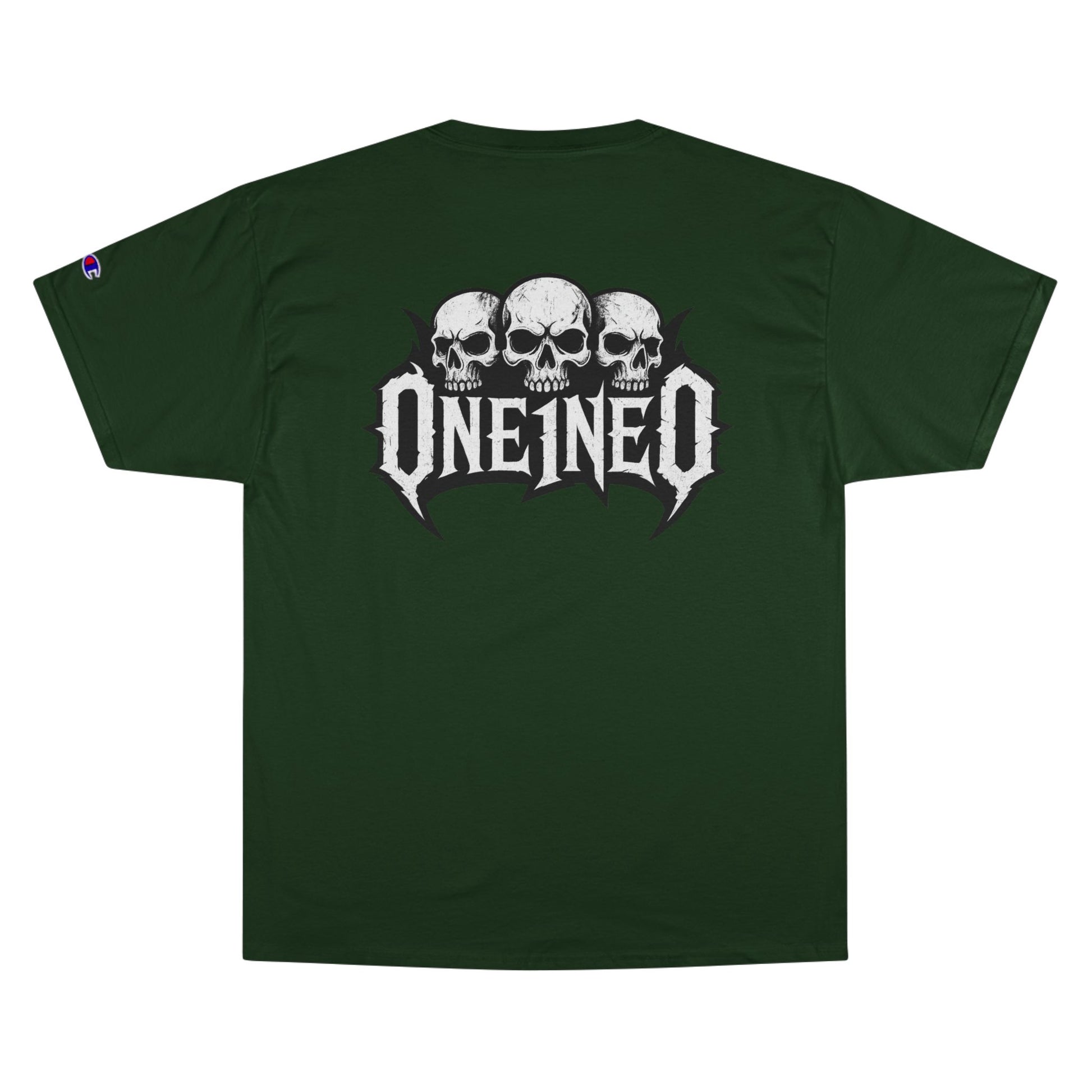 Champion Skull Graphic Tee for Music Lovers, Edgy Streetwear Shirt, Alternative Fashion Apparel, Perfect Gift for Birthdays.