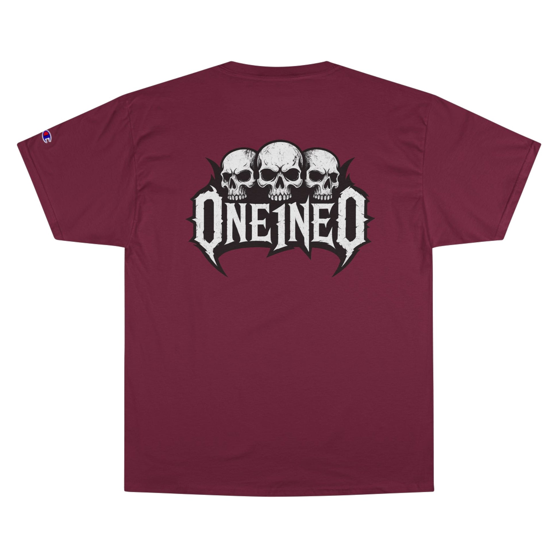 Champion Skull Graphic Tee for Music Lovers, Edgy Streetwear Shirt, Alternative Fashion Apparel, Perfect Gift for Birthdays.