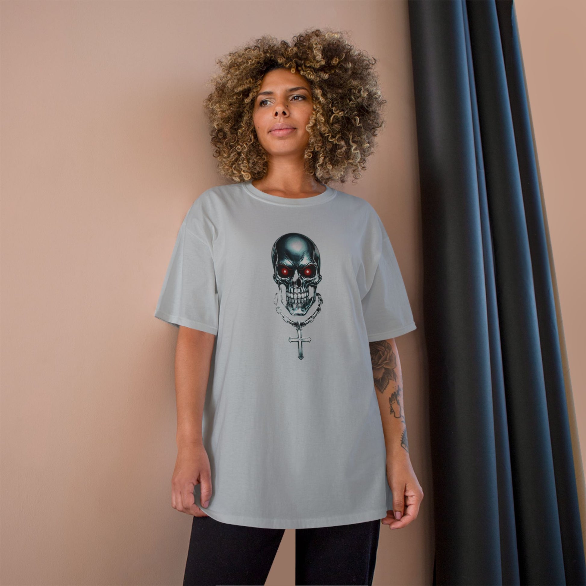 Champion Graphic Tee for Bold Trendsetters, Streetwear Shirt, Casual Outfit, Gift for Friends, Unisex Apparel, Everyday Wear