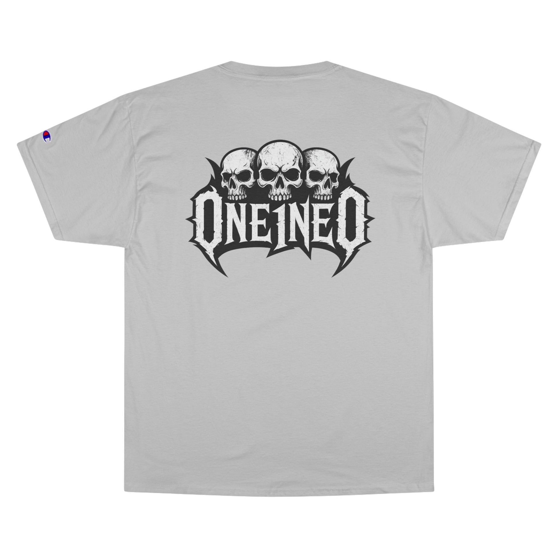 Champion Skull Graphic Tee for Music Lovers, Edgy Streetwear Shirt, Alternative Fashion Apparel, Perfect Gift for Birthdays.