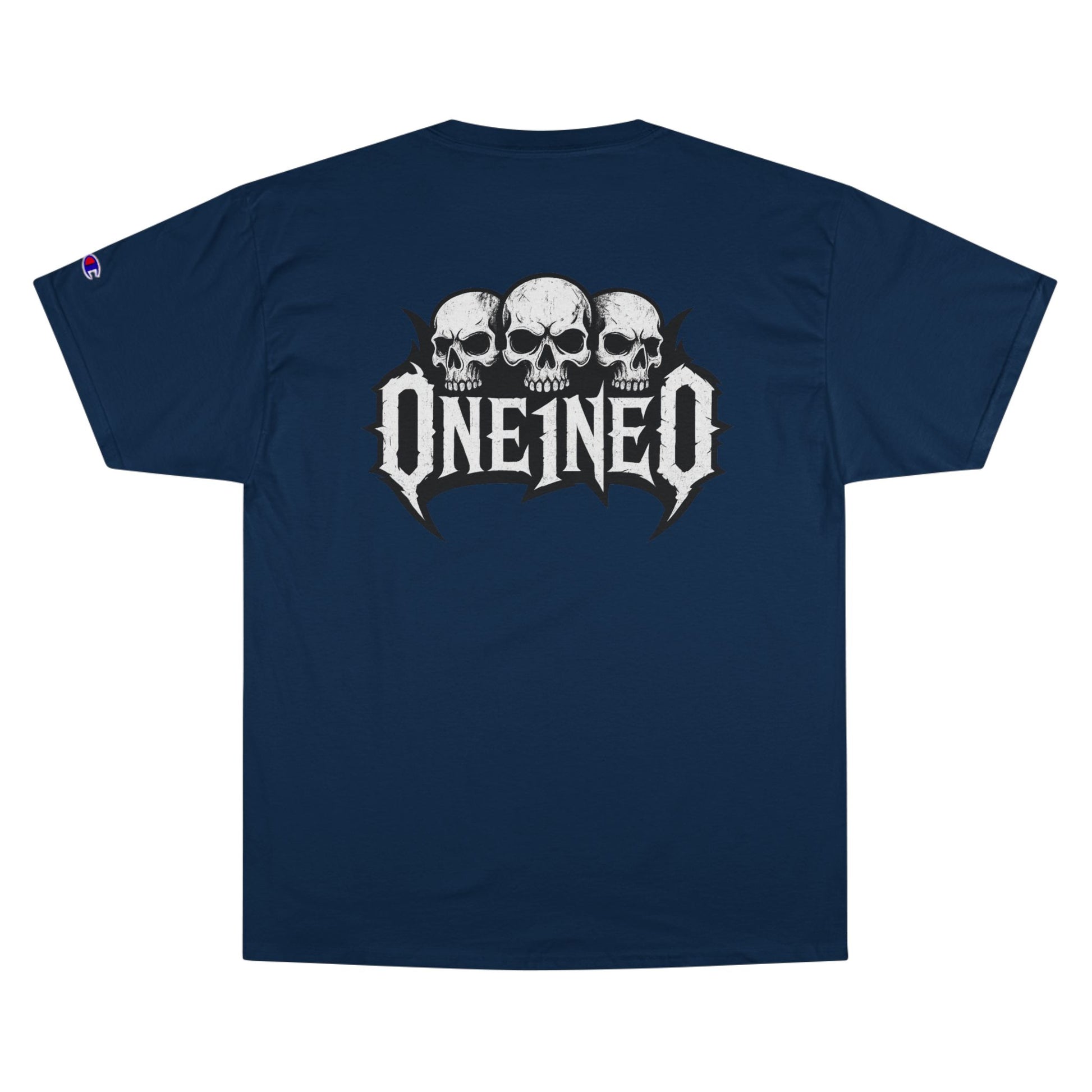 Champion Skull Graphic Tee for Music Lovers, Edgy Streetwear Shirt, Alternative Fashion Apparel, Perfect Gift for Birthdays.