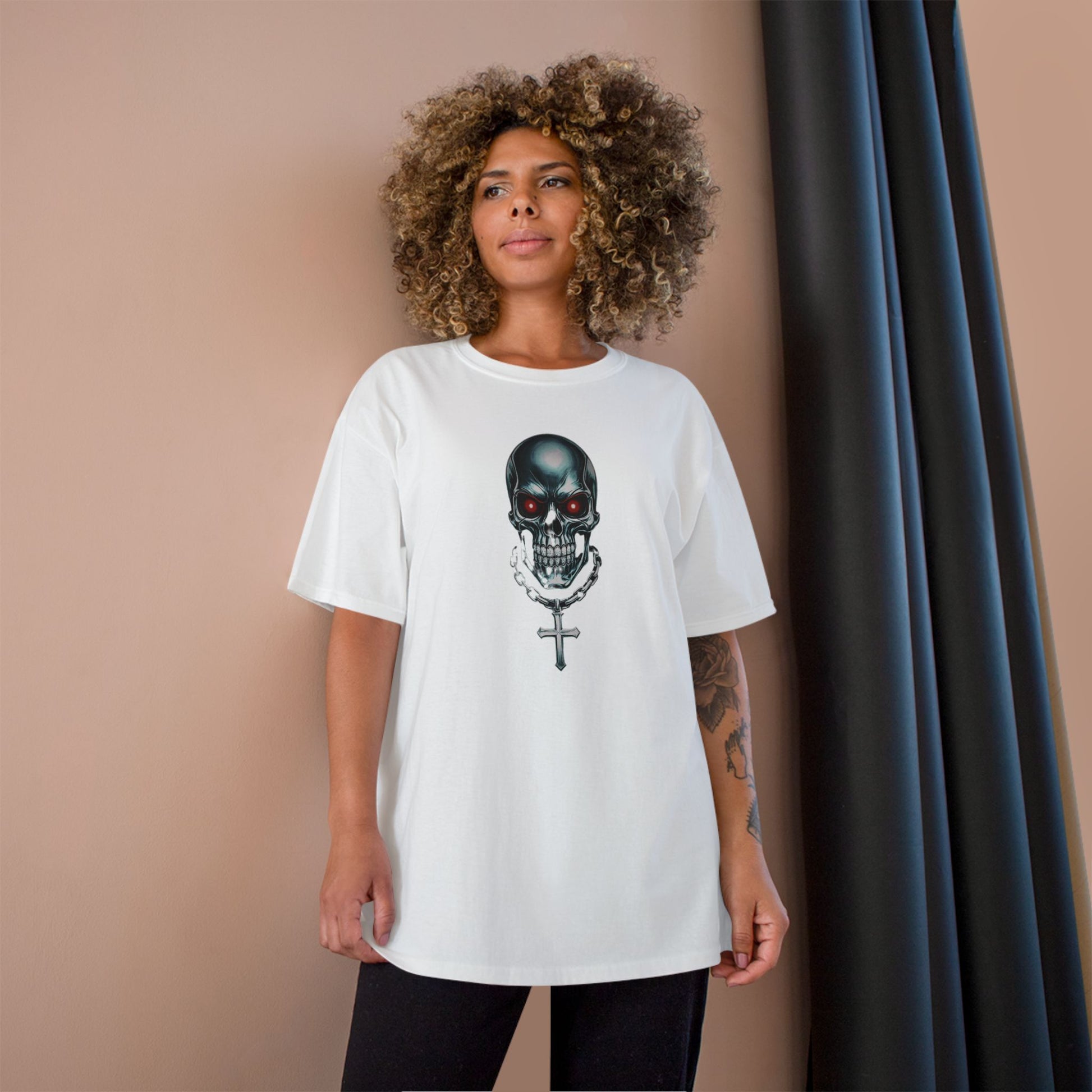 Champion Graphic Tee for Bold Trendsetters, Streetwear Shirt, Casual Outfit, Gift for Friends, Unisex Apparel, Everyday Wear