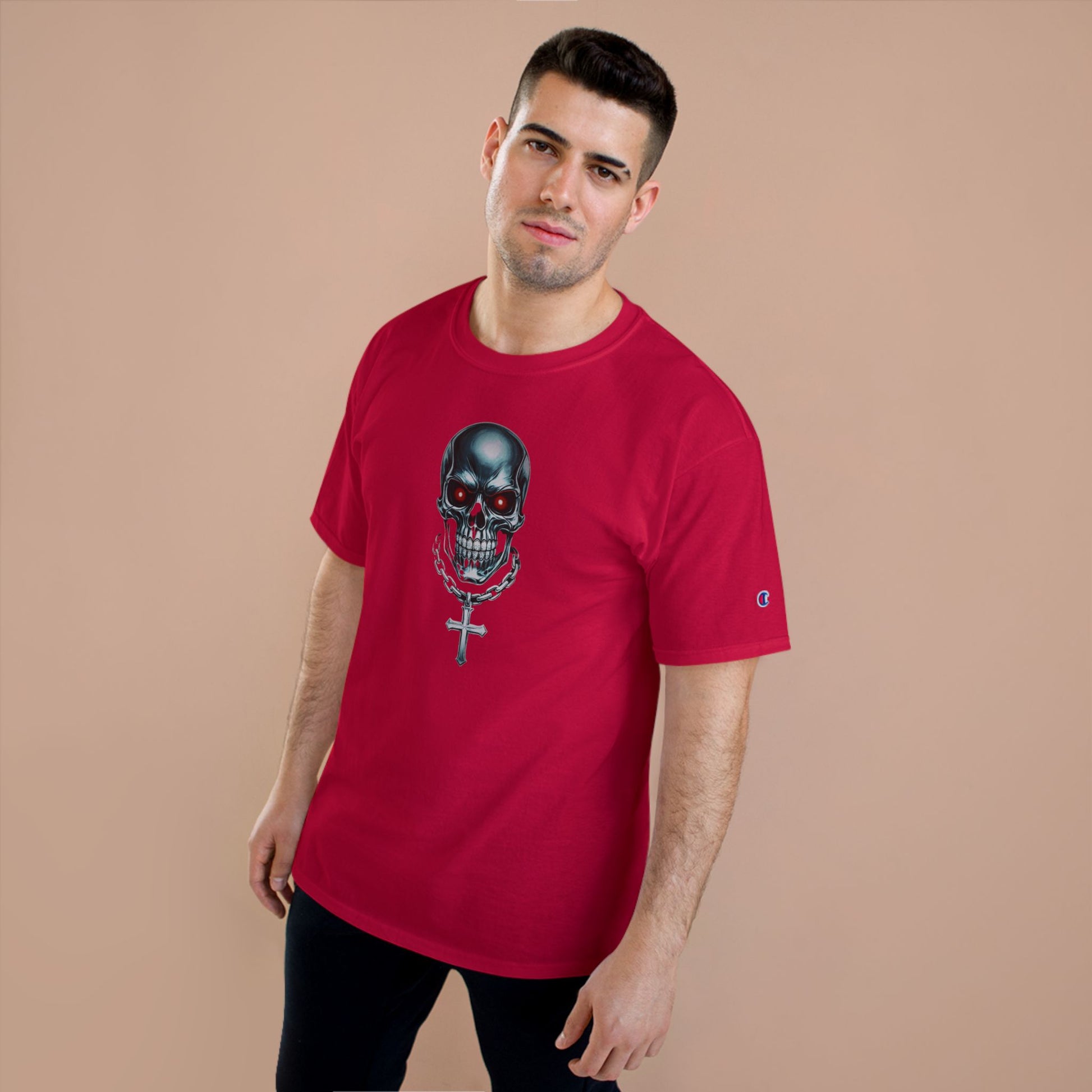 Champion Graphic Tee for Bold Trendsetters, Streetwear Shirt, Casual Outfit, Gift for Friends, Unisex Apparel, Everyday Wear