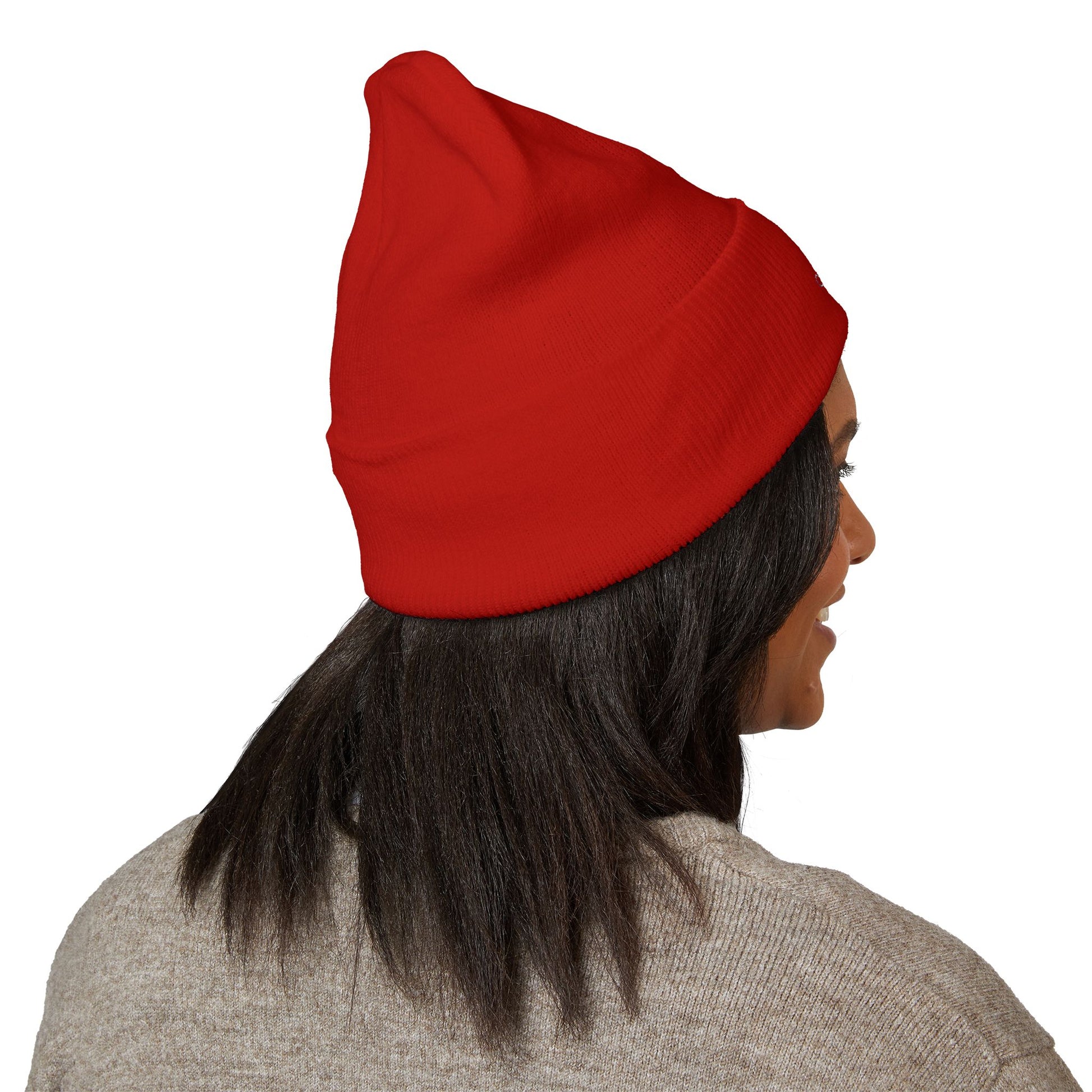 Classic Cuffed Beanie with Unique Skull Embroidery, Winter Accessory, Cozy Gift for Him/Her, Halloween Style, Fashion Statement