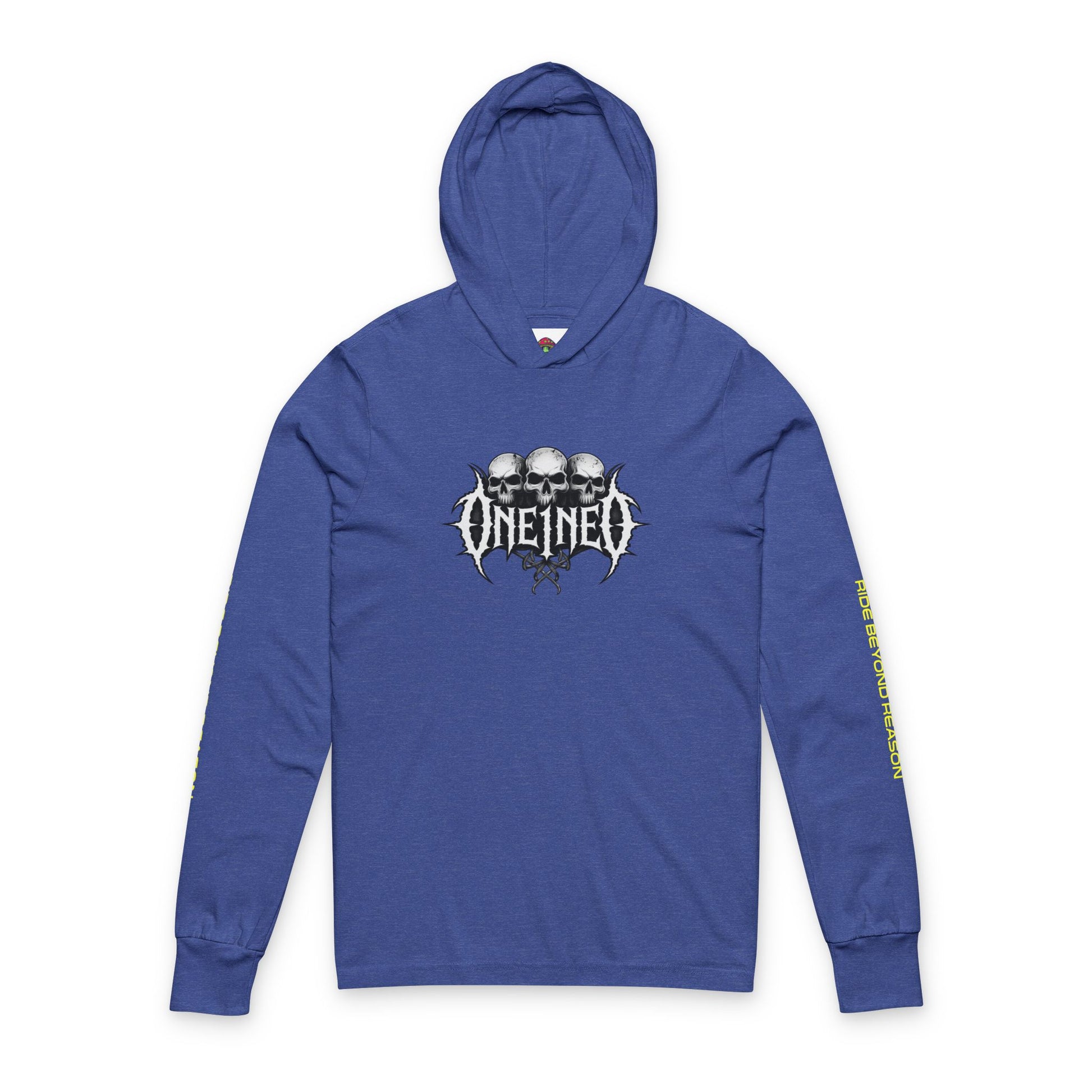 Edgy Unisex Hooded Long Sleeve Tee - Perfect for Music Lovers, Festivals, Casual Wear, Gift for Him/Her, Street Style Fashion