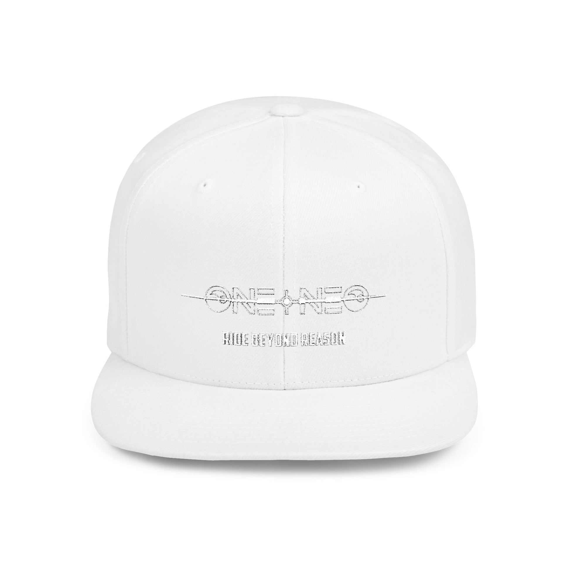 Stylish Flat Bill Snapback Hat - ONE NEO Design, Trendy Cap for Casual Outings, Streetwear, Birthday Gifts, Fashion Statement