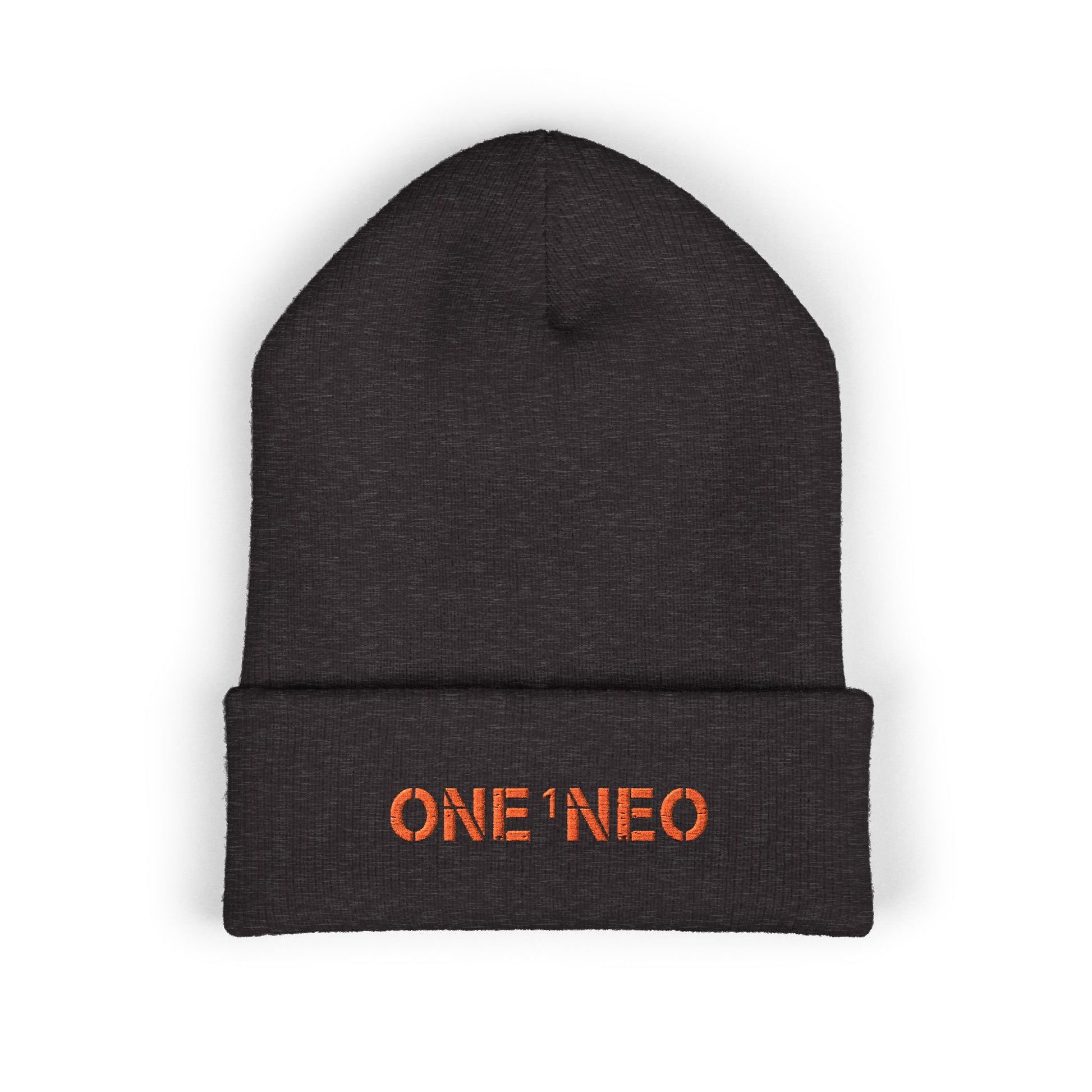 Classic Cuffed Beanie with Embroidered ONE1NEO, Cozy Winter Hat, Trendy Beanie, Great Gift for Him/Her, Stylish Accessory