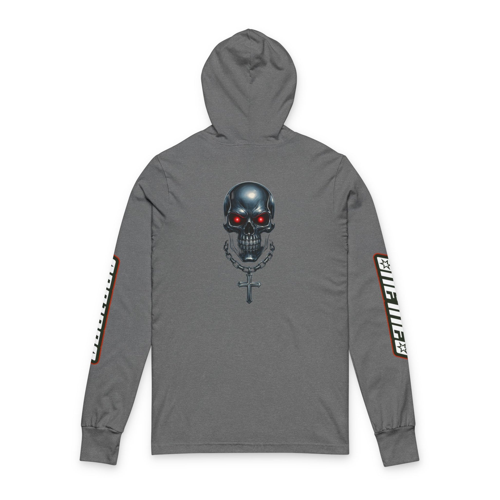 Edgy Graphic Hoodie, Unisex Long Sleeve Tee, Streetwear Fashion, Alternative Lifestyle, Gift for Music Lovers