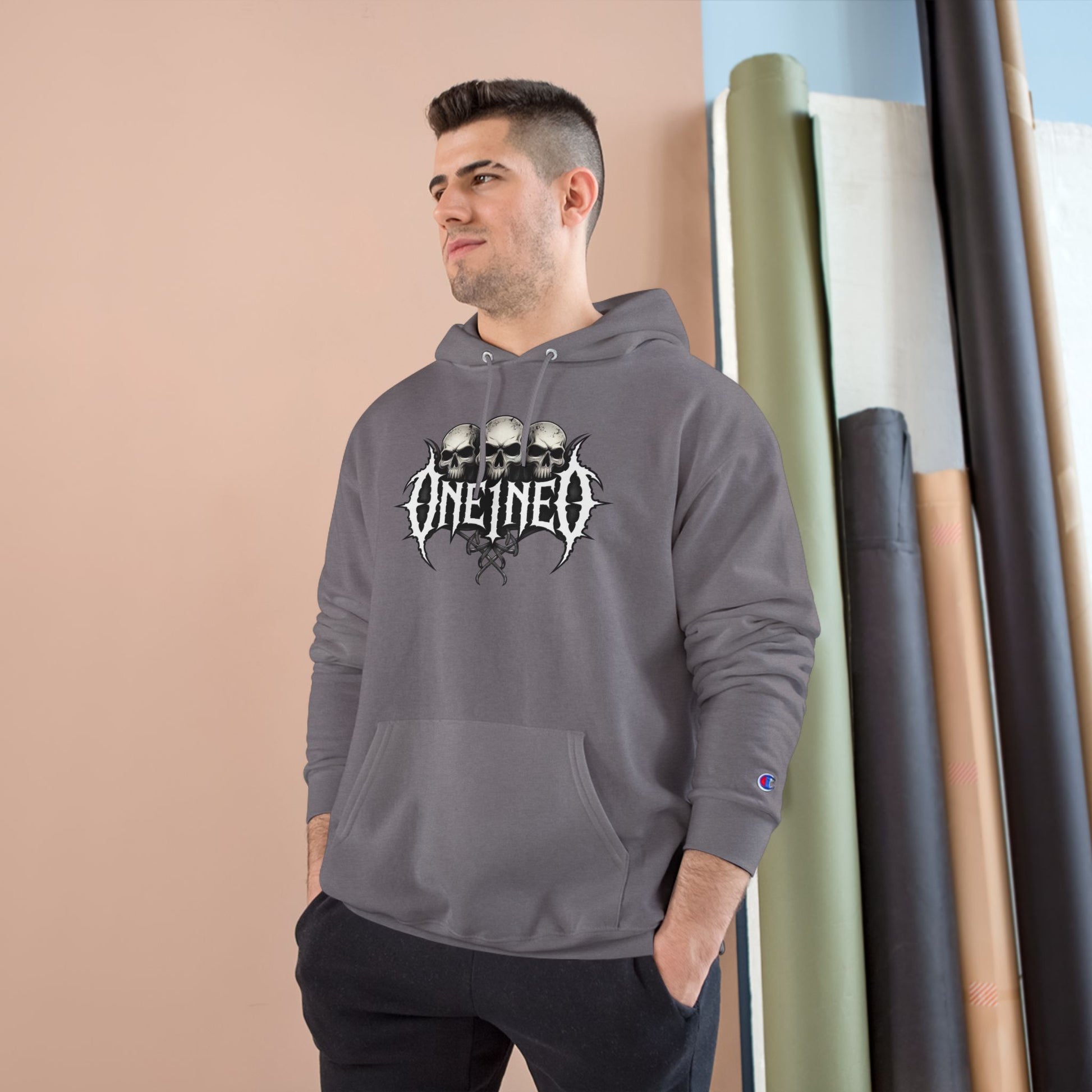 Skull Graphic Hoodie, Edgy Sweatshirt, Gothic Fashion, Casual Wear, Gift for Him/Her, Alternative Style