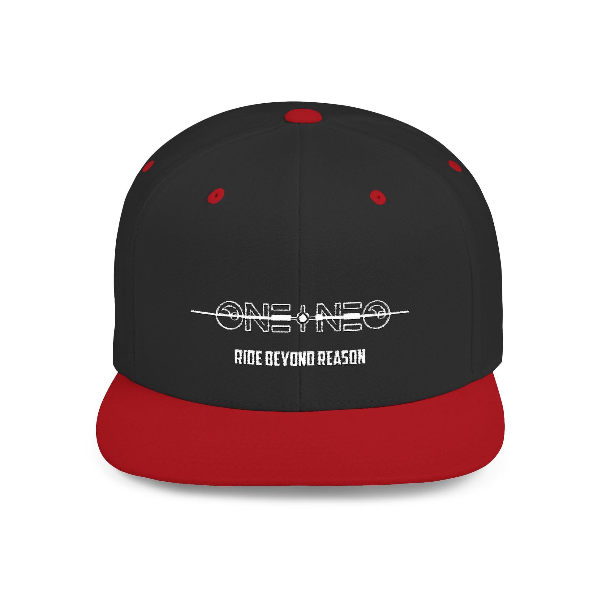 Stylish Flat Bill Snapback Hat - ONE NEO Design, Trendy Cap for Casual Outings, Streetwear, Birthday Gifts, Fashion Statement