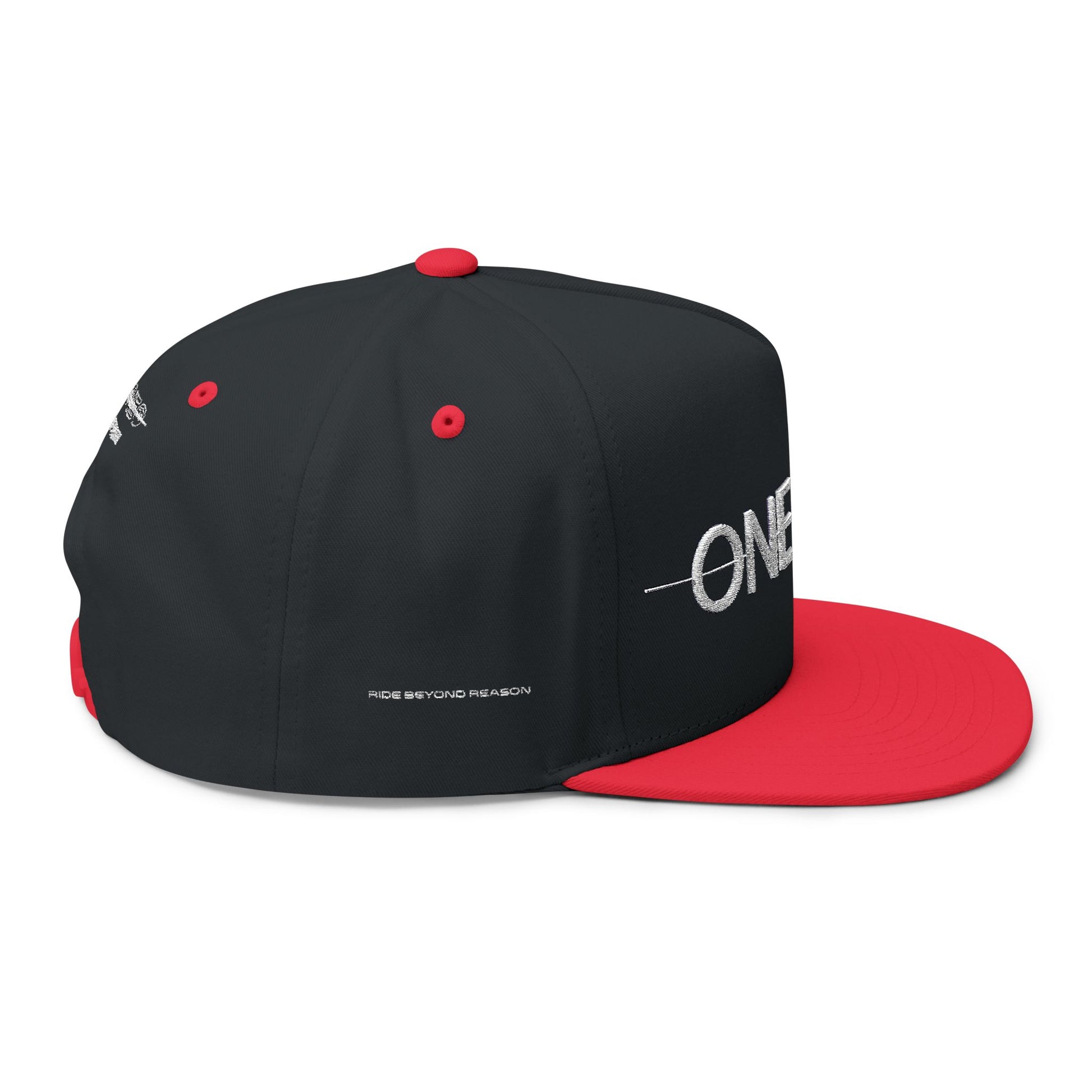 Stylish Embroidered Flat Bill Cap, Trendy Fashion, Gift for Him, Summer Accessory, Streetwear Cap, One+Neo Design