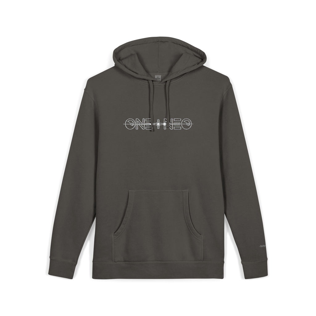 Unisex Pigment-Dyed Hoodie (Embroidery)