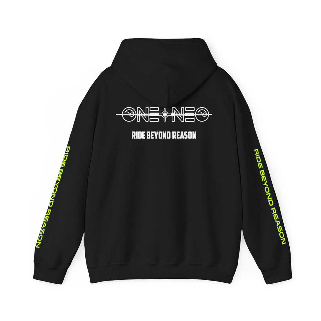 Hooded Sweatshirt - Ride Beyond Reason Design