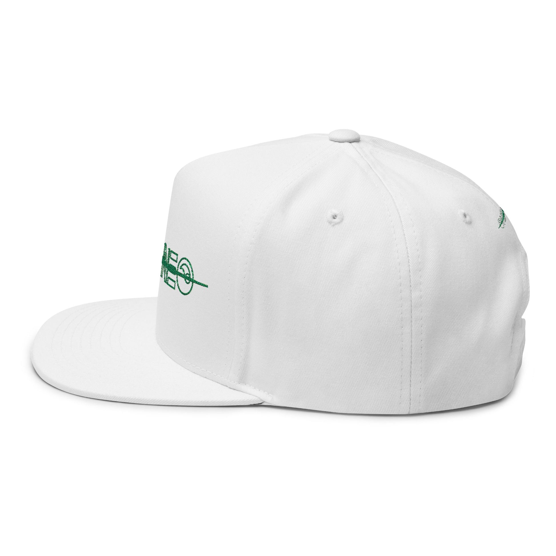 Stylish Flat Bill Cap with ONE|NEO Embroidery for Trendsetters, Summer Accessory, Casual Wear, Gift Idea, Streetwear Fashion