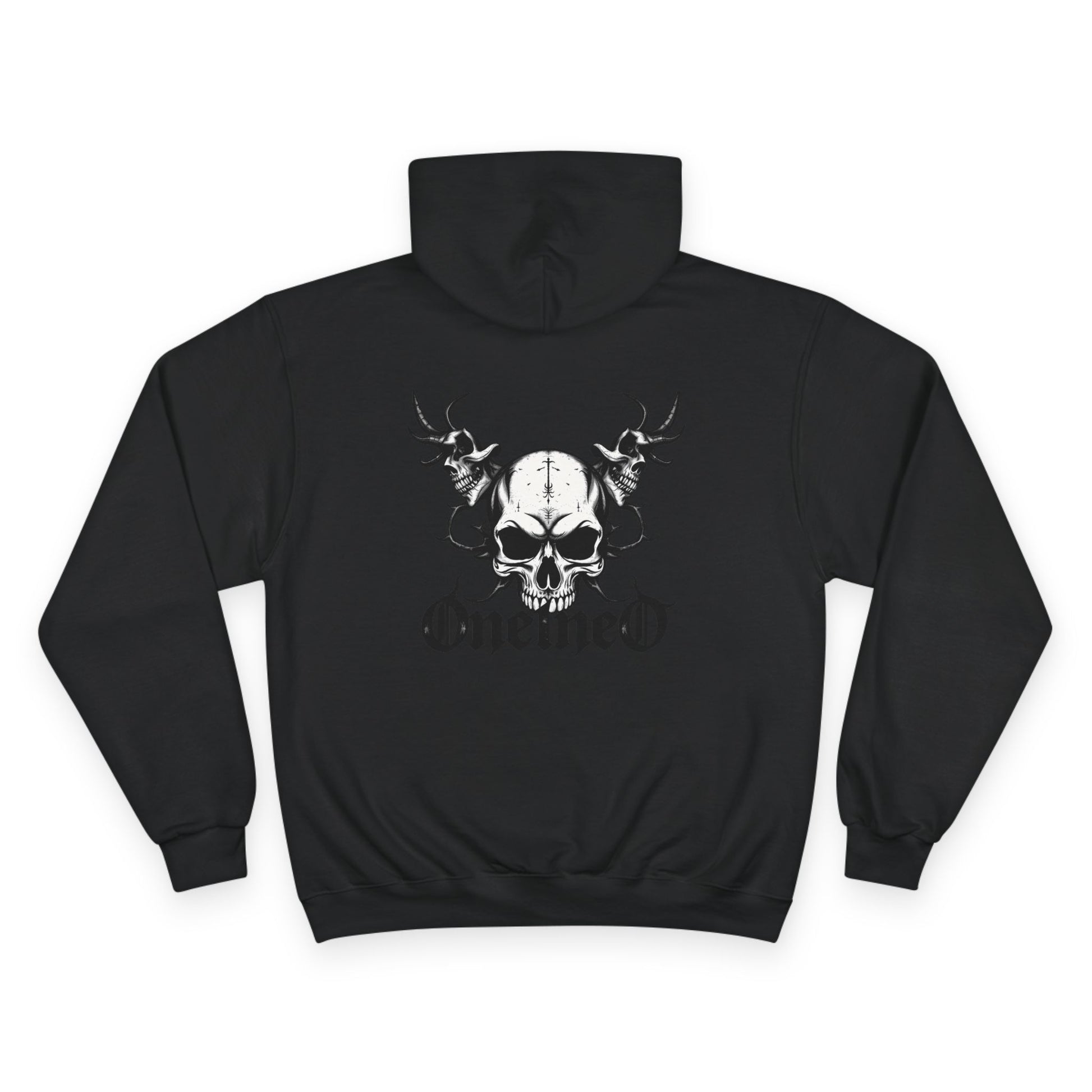Skull Graphic Hoodie, Edgy Sweatshirt, Gothic Fashion, Casual Wear, Gift for Him/Her, Alternative Style