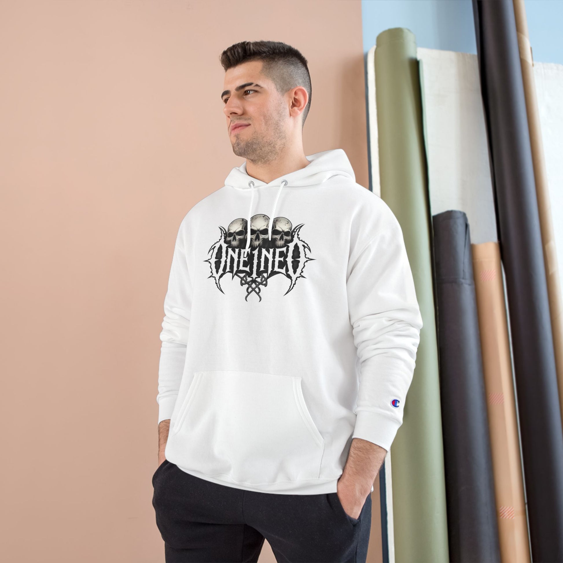 Skull Graphic Hoodie, Edgy Sweatshirt, Gothic Fashion, Casual Wear, Gift for Him/Her, Alternative Style