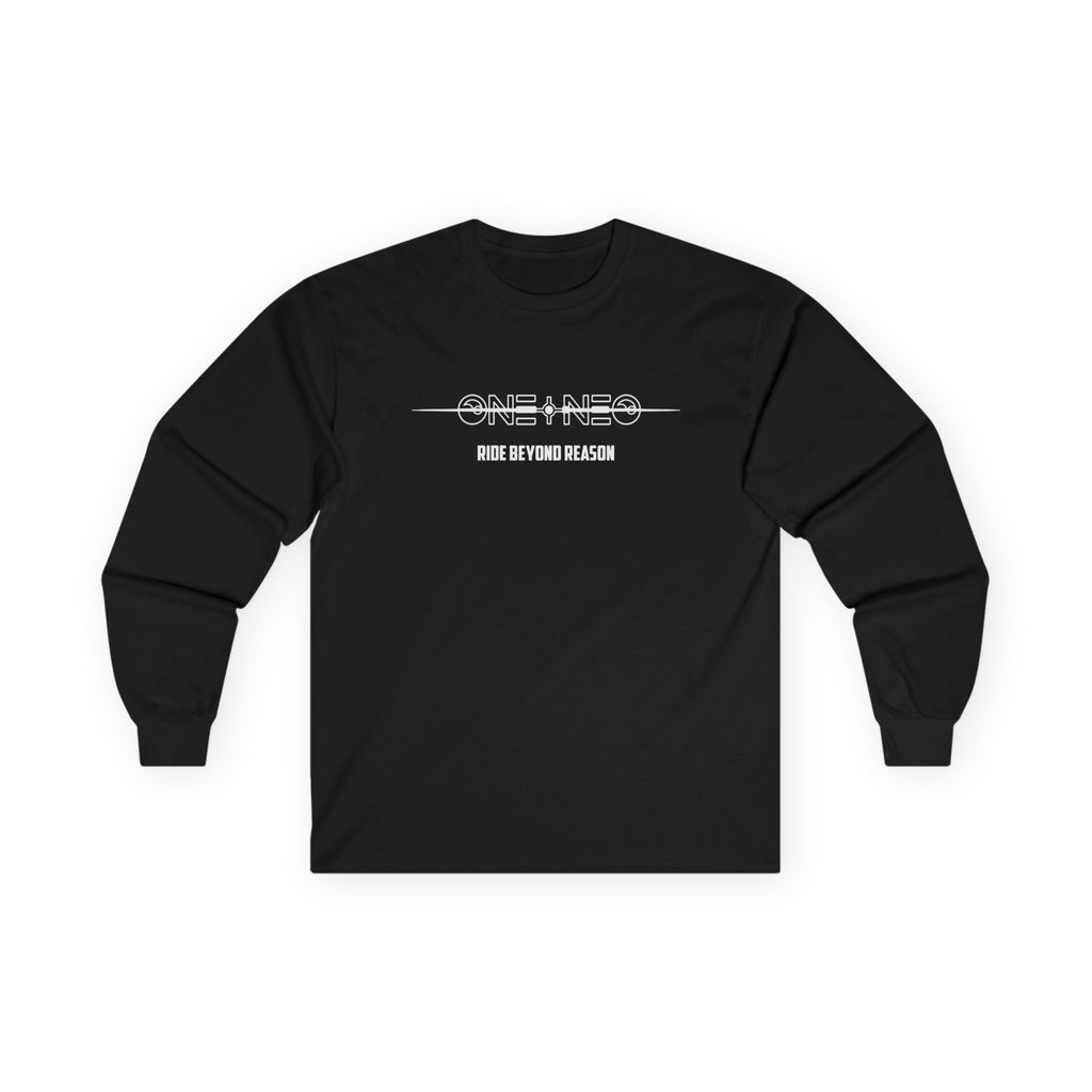 Vibrant Unisex Long Sleeve Tee with Skull Design, Graphic Shirt, Gift for Halloween, Trendy Casual Wear, Unique Street Style