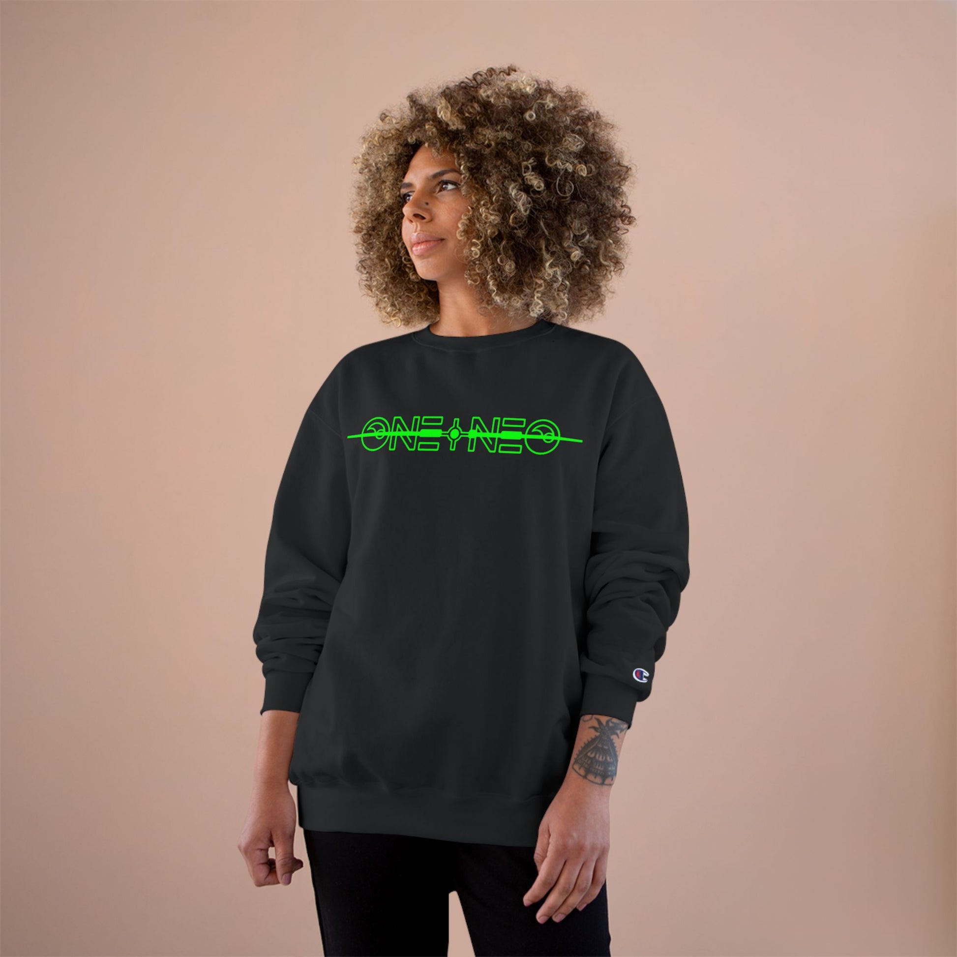 Champion Champion Sweatshirt, Cozy Graphic Crewneck, Streetwear Gift, Halloween Apparel, Casual Everyday Wear