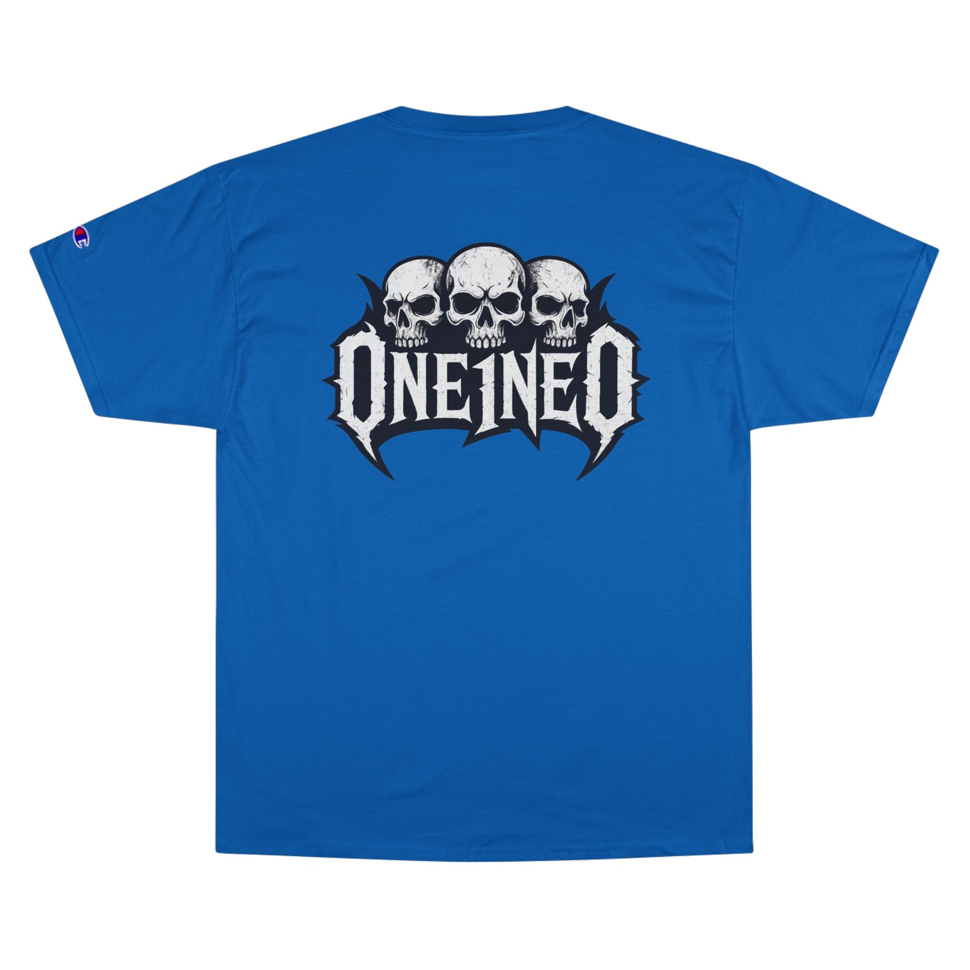 Champion Skull Graphic Tee for Music Lovers, Edgy Streetwear Shirt, Alternative Fashion Apparel, Perfect Gift for Birthdays.