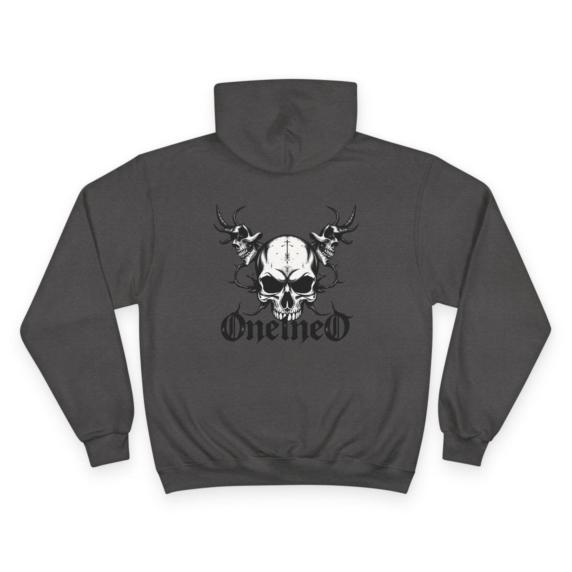Skull Graphic Hoodie, Edgy Sweatshirt, Gothic Fashion, Casual Wear, Gift for Him/Her, Alternative Style
