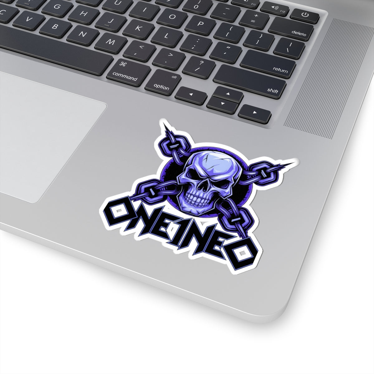 Edgy Skull Kiss-Cut Stickers | Goth Decor, Laptop Stickers, Biker Accessories, Motorcycle Gear, Halloween Gifts