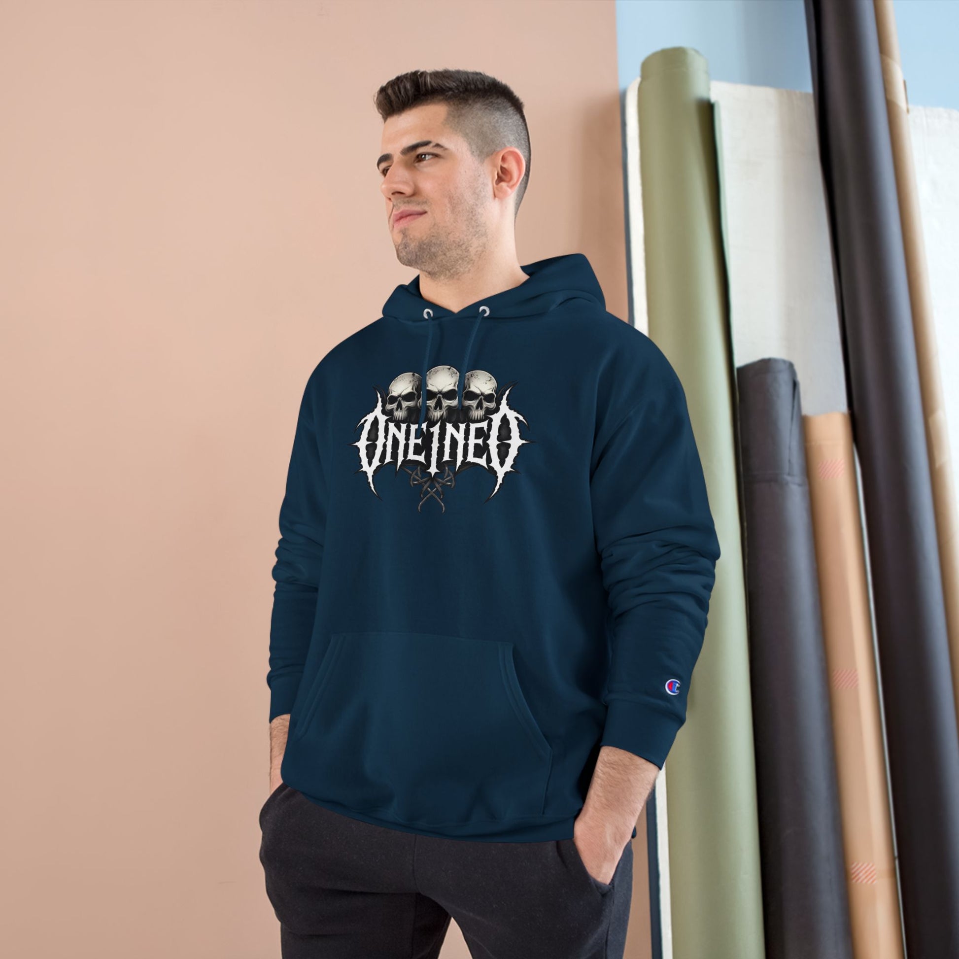 Skull Graphic Hoodie, Edgy Sweatshirt, Gothic Fashion, Casual Wear, Gift for Him/Her, Alternative Style