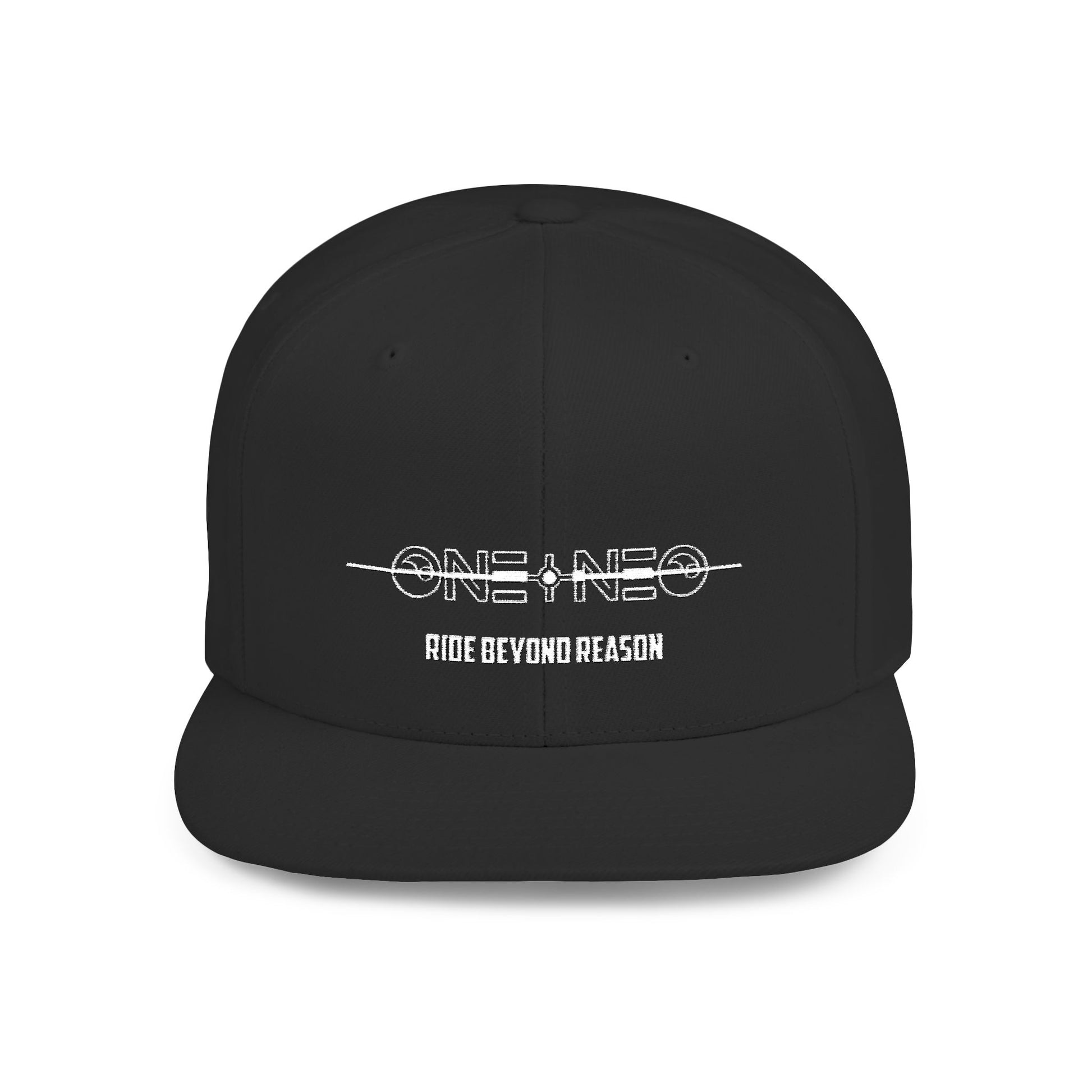 Stylish Flat Bill Snapback Hat - ONE NEO Design, Trendy Cap for Casual Outings, Streetwear, Birthday Gifts, Fashion Statement