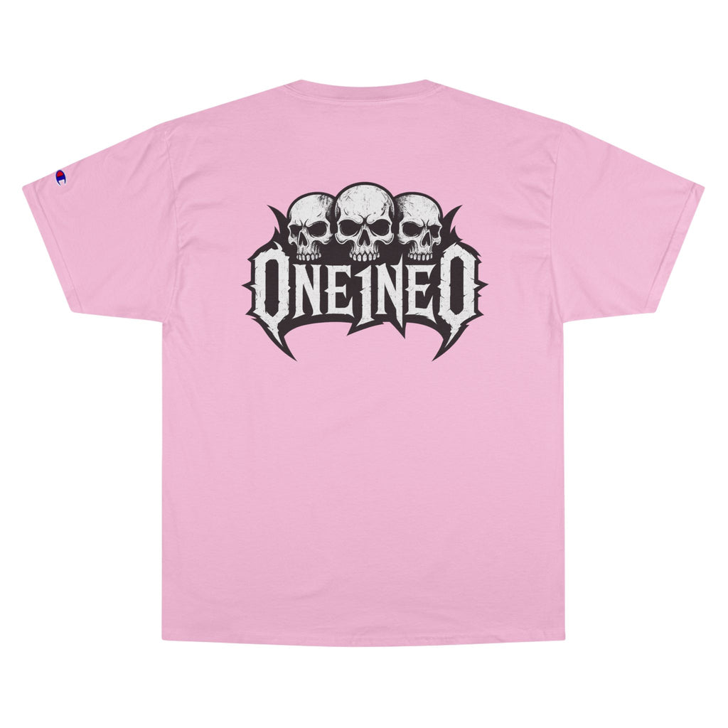 Champion Skull Graphic Tee for Music Lovers, Edgy Streetwear Shirt, Alternative Fashion Apparel, Perfect Gift for Birthdays.