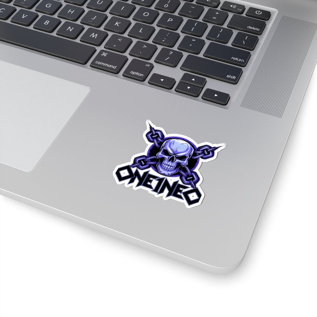 Edgy Skull Kiss-Cut Stickers | Goth Decor, Laptop Stickers, Biker Accessories, Motorcycle Gear, Halloween Gifts