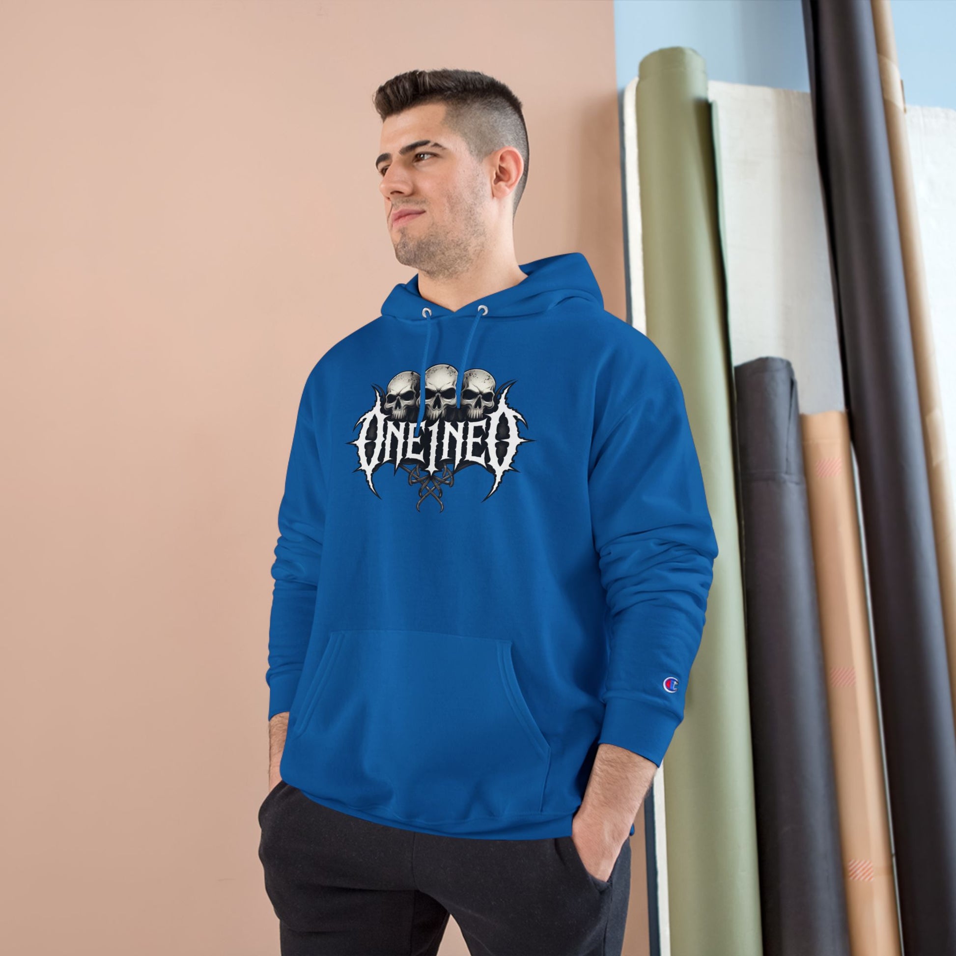 Skull Graphic Hoodie, Edgy Sweatshirt, Gothic Fashion, Casual Wear, Gift for Him/Her, Alternative Style