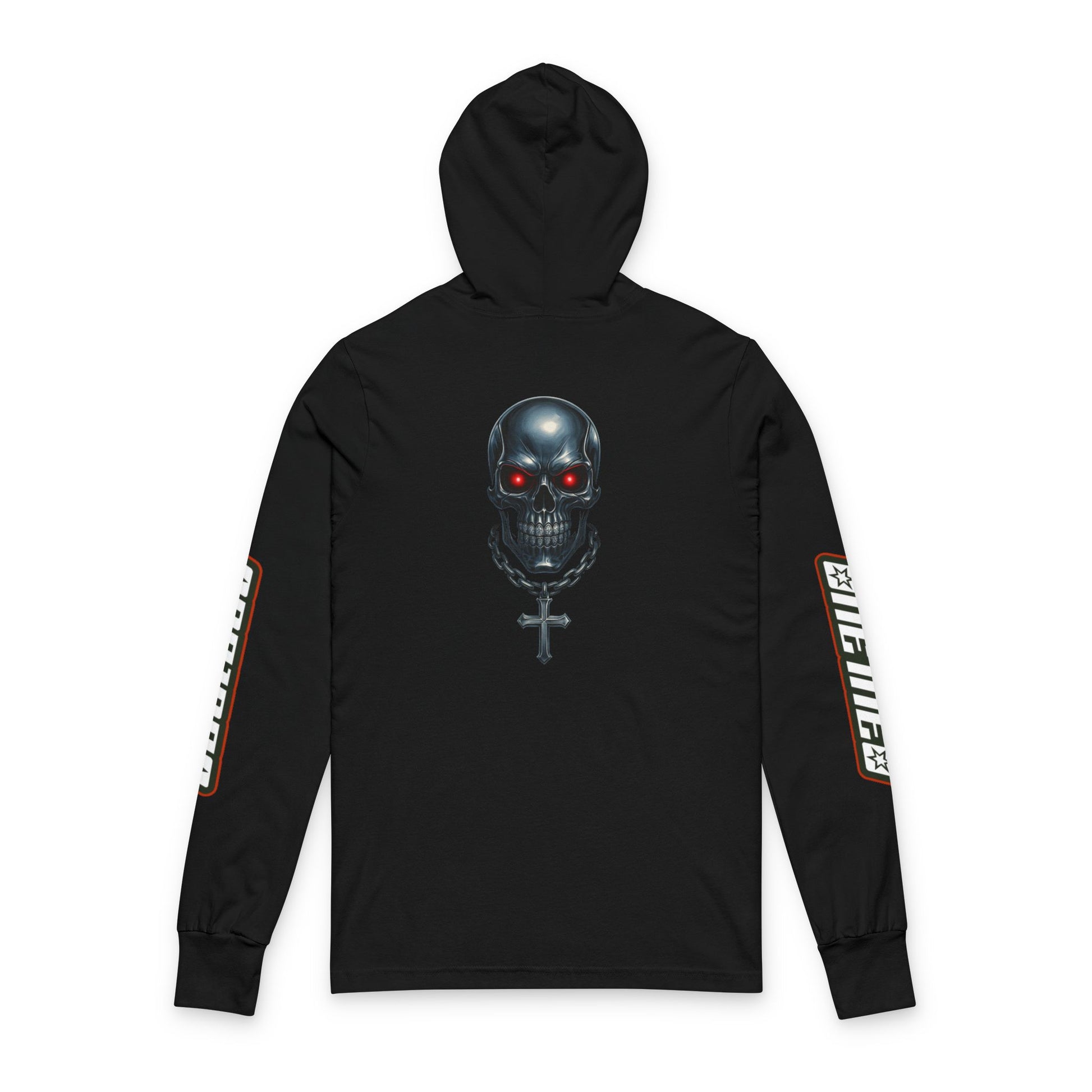 Edgy Graphic Hoodie, Unisex Long Sleeve Tee, Streetwear Fashion, Alternative Lifestyle, Gift for Music Lovers