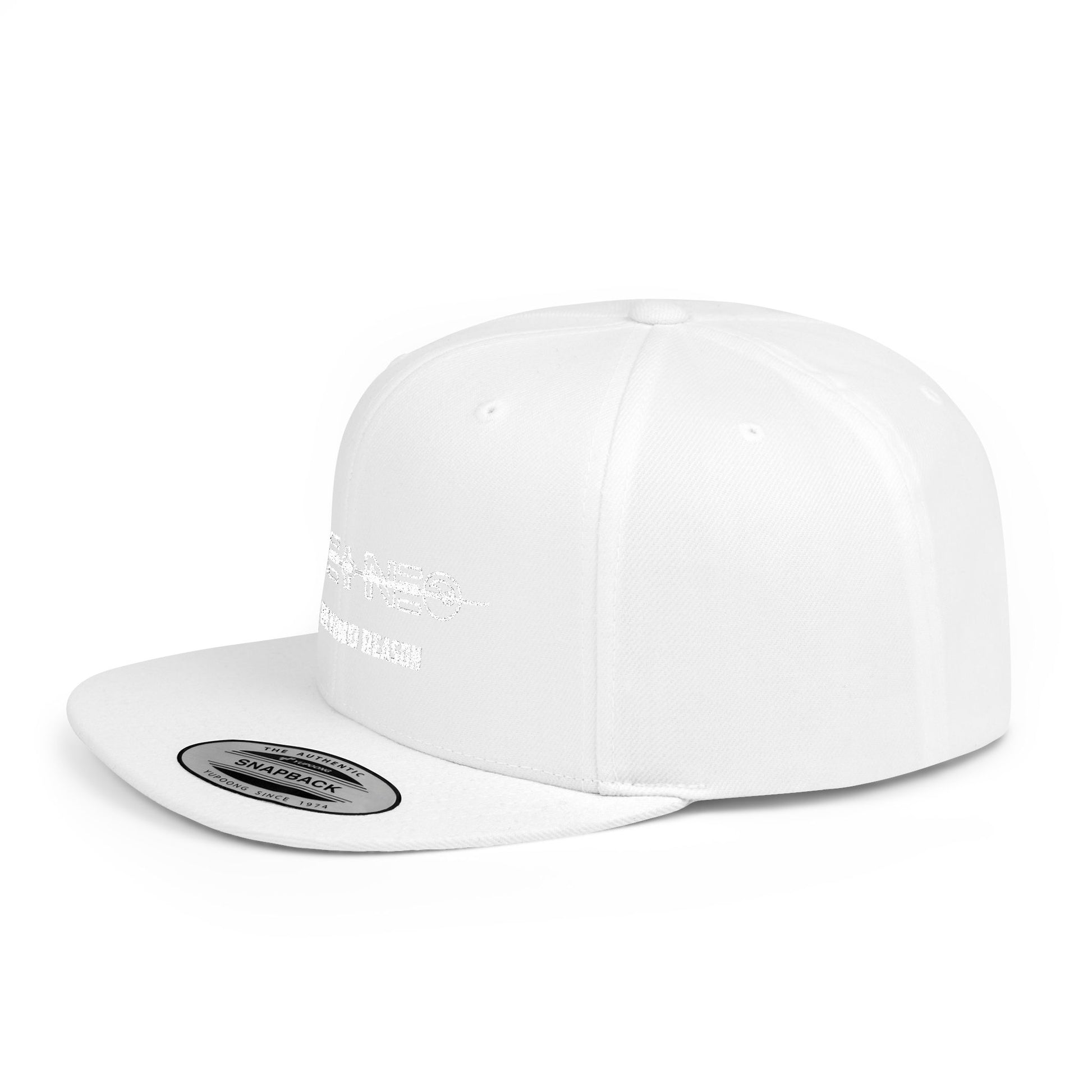 Stylish Flat Bill Snapback Hat - ONE NEO Design, Trendy Cap for Casual Outings, Streetwear, Birthday Gifts, Fashion Statement