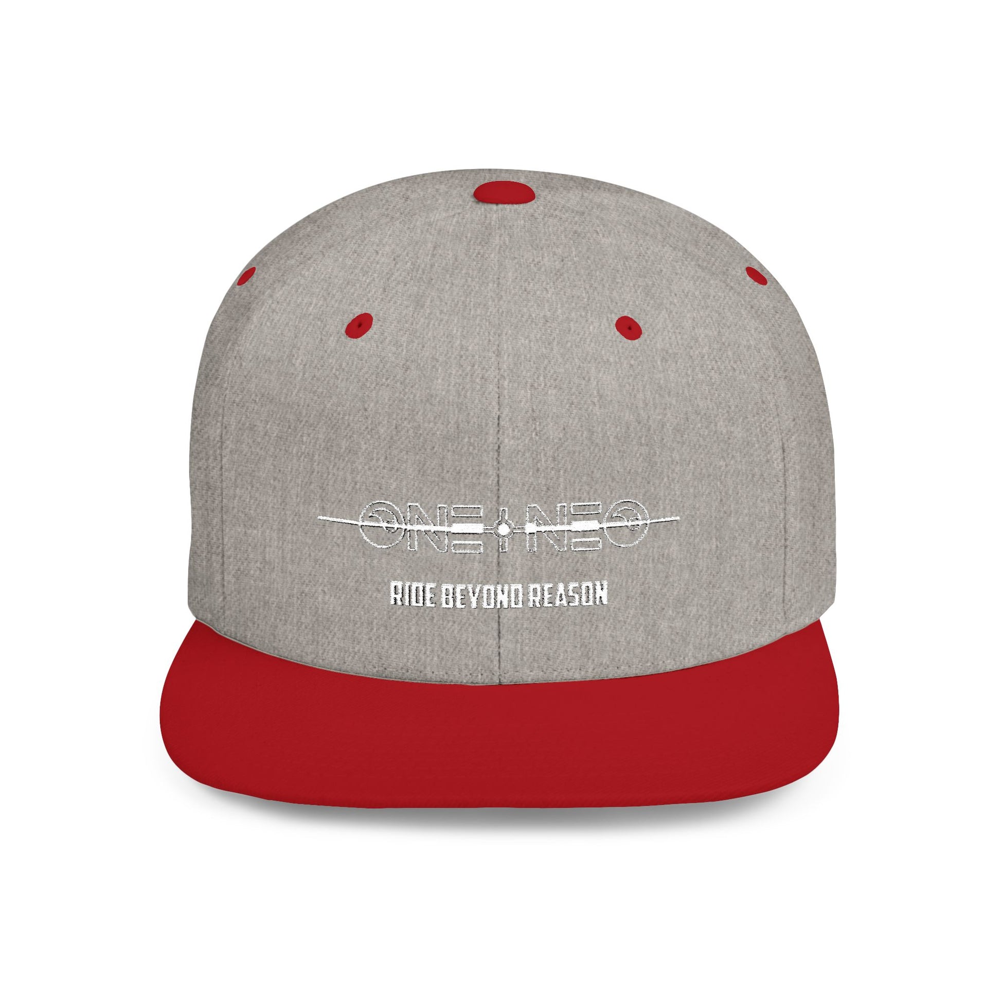 Stylish Flat Bill Snapback Hat - ONE NEO Design, Trendy Cap for Casual Outings, Streetwear, Birthday Gifts, Fashion Statement