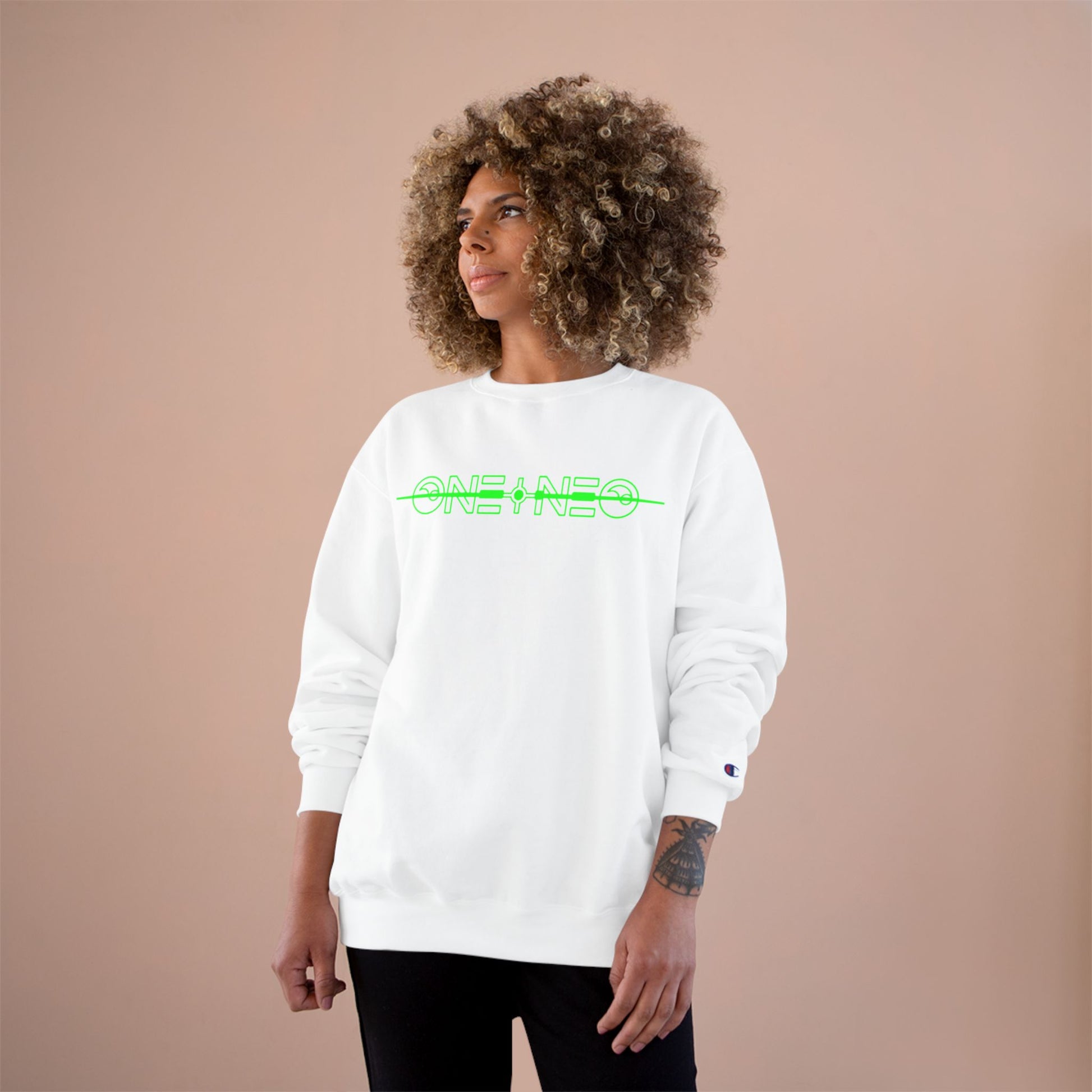 Champion Champion Sweatshirt, Cozy Graphic Crewneck, Streetwear Gift, Halloween Apparel, Casual Everyday Wear