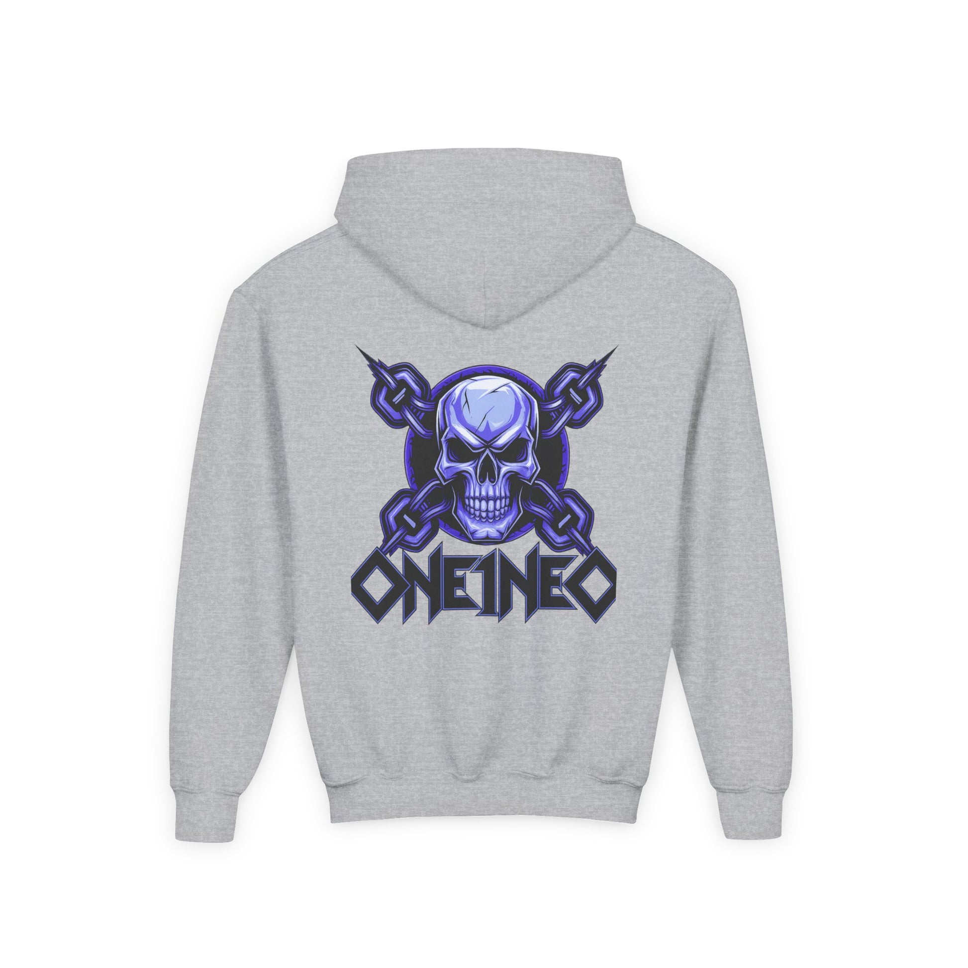 Cool Graphic Hoodie for Youth, Perfect Gift for Teens, Streetwear Fashion, Skull Design, Weekend Vibes, Stylish Sweatshirt