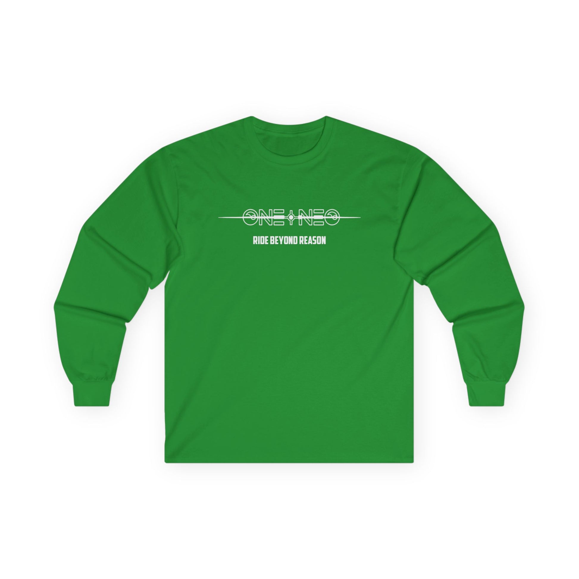 Vibrant Unisex Long Sleeve Tee with Skull Design, Graphic Shirt, Gift for Halloween, Trendy Casual Wear, Unique Street Style