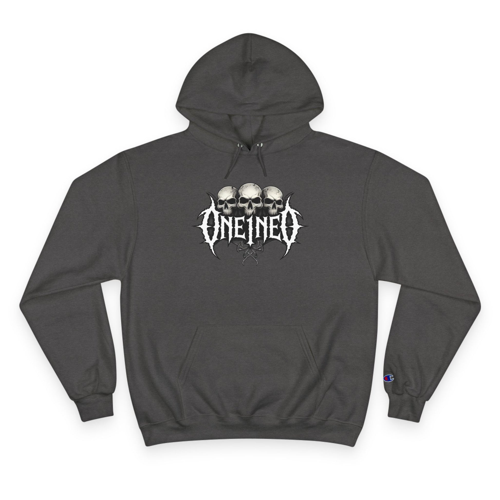 Skull Graphic Hoodie, Edgy Sweatshirt, Gothic Fashion, Casual Wear, Gift for Him/Her, Alternative Style