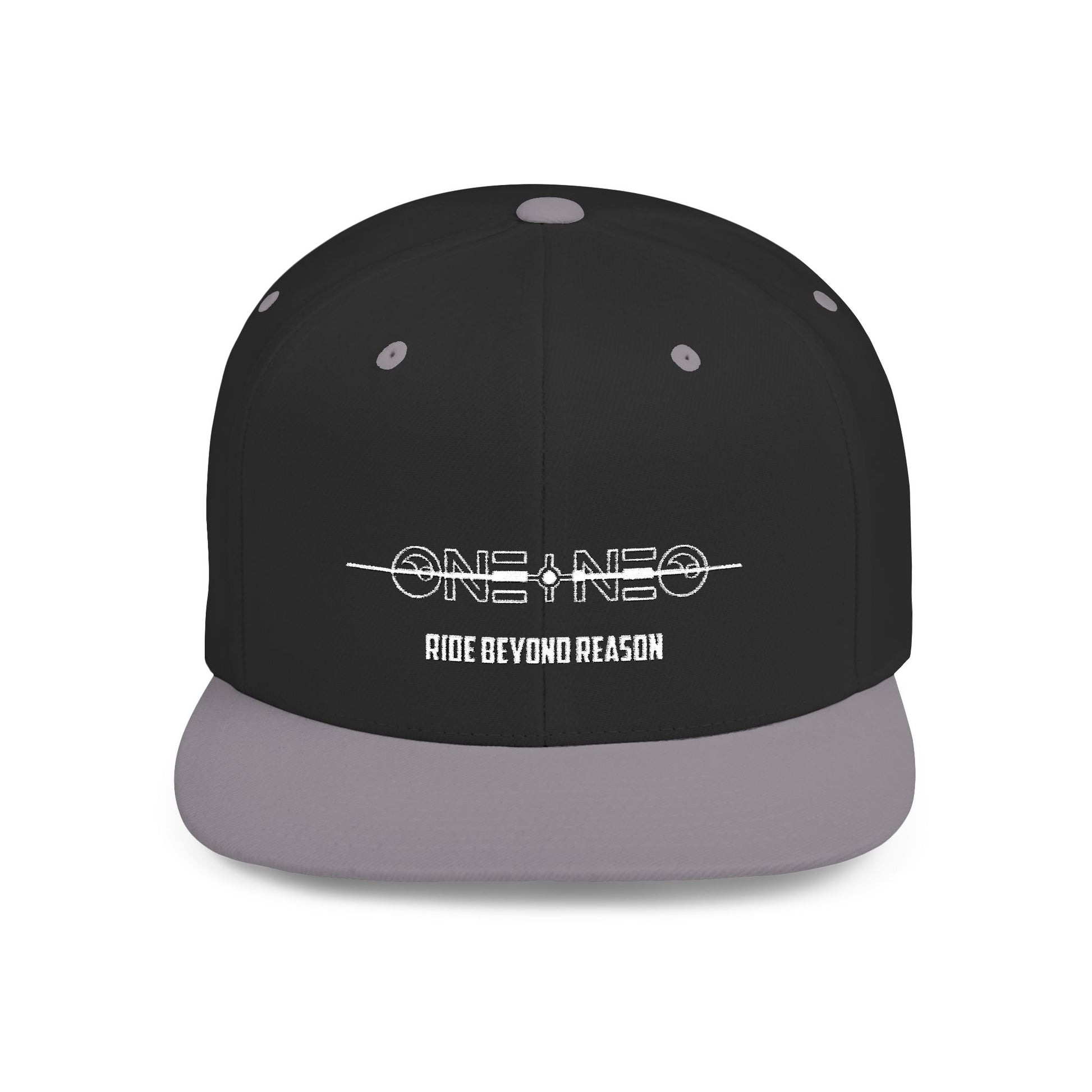 Stylish Flat Bill Snapback Hat - ONE NEO Design, Trendy Cap for Casual Outings, Streetwear, Birthday Gifts, Fashion Statement