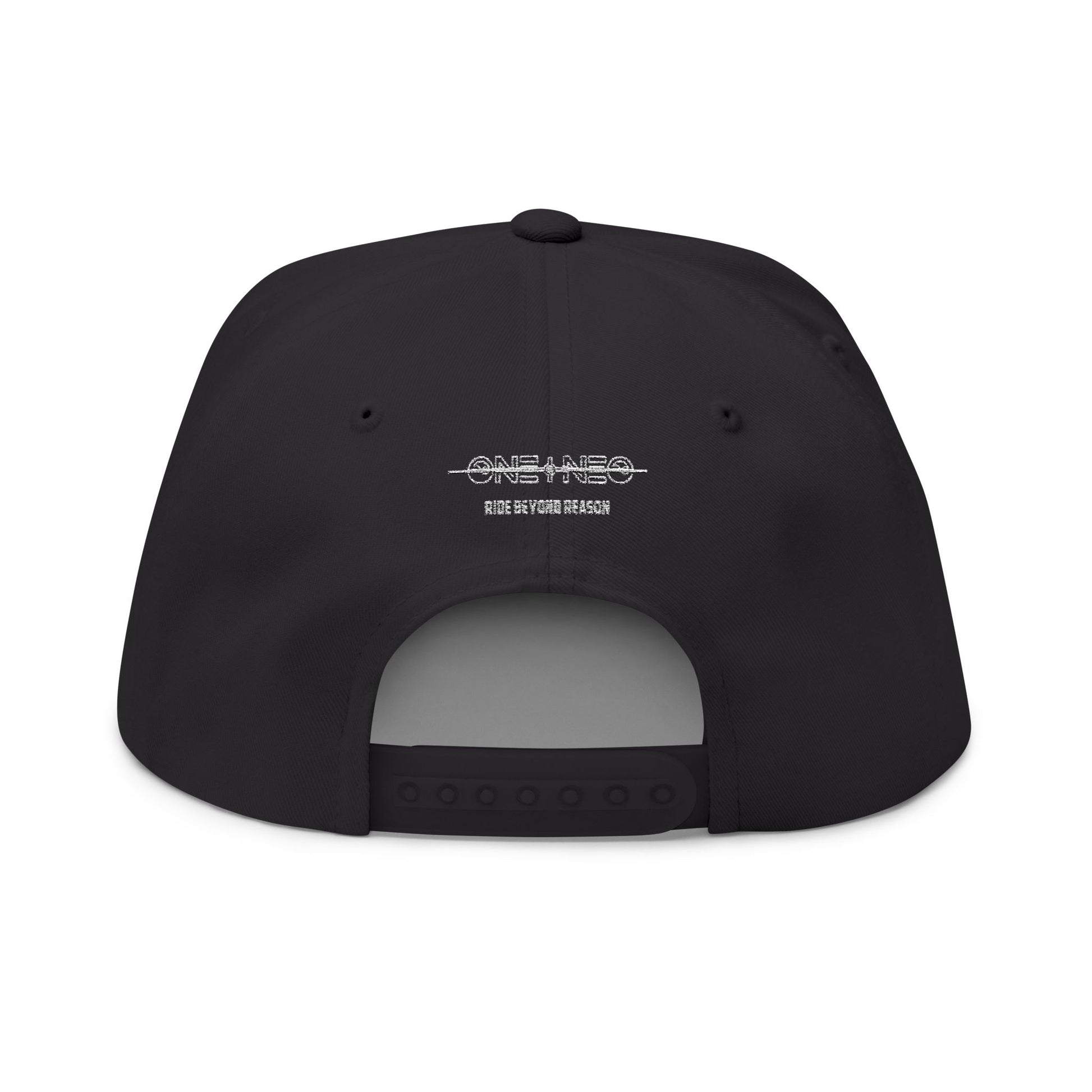 Stylish Embroidered Flat Bill Cap, Trendy Fashion, Gift for Him, Summer Accessory, Streetwear Cap, One+Neo Design