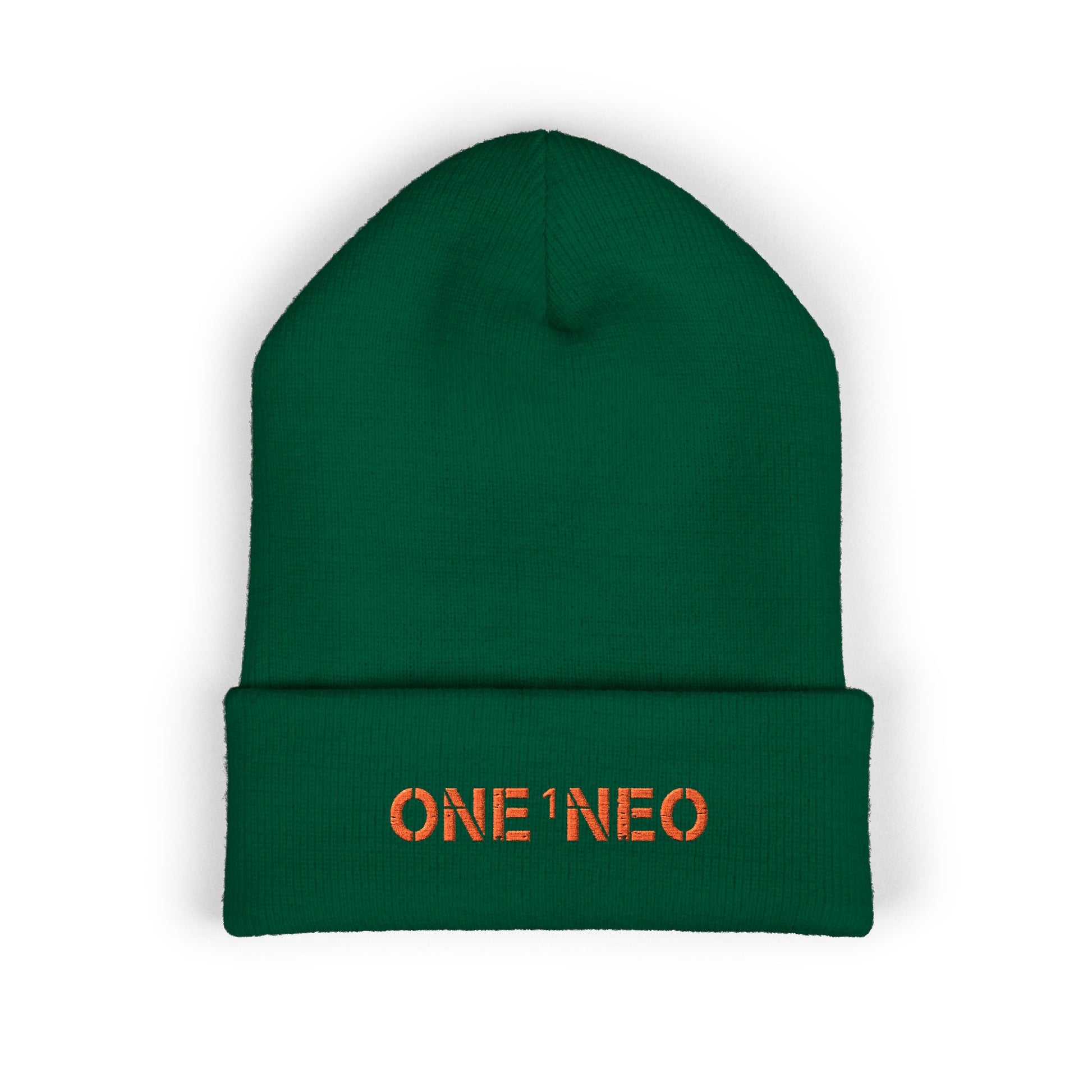Classic Cuffed Beanie with Embroidered ONE1NEO, Cozy Winter Hat, Trendy Beanie, Great Gift for Him/Her, Stylish Accessory