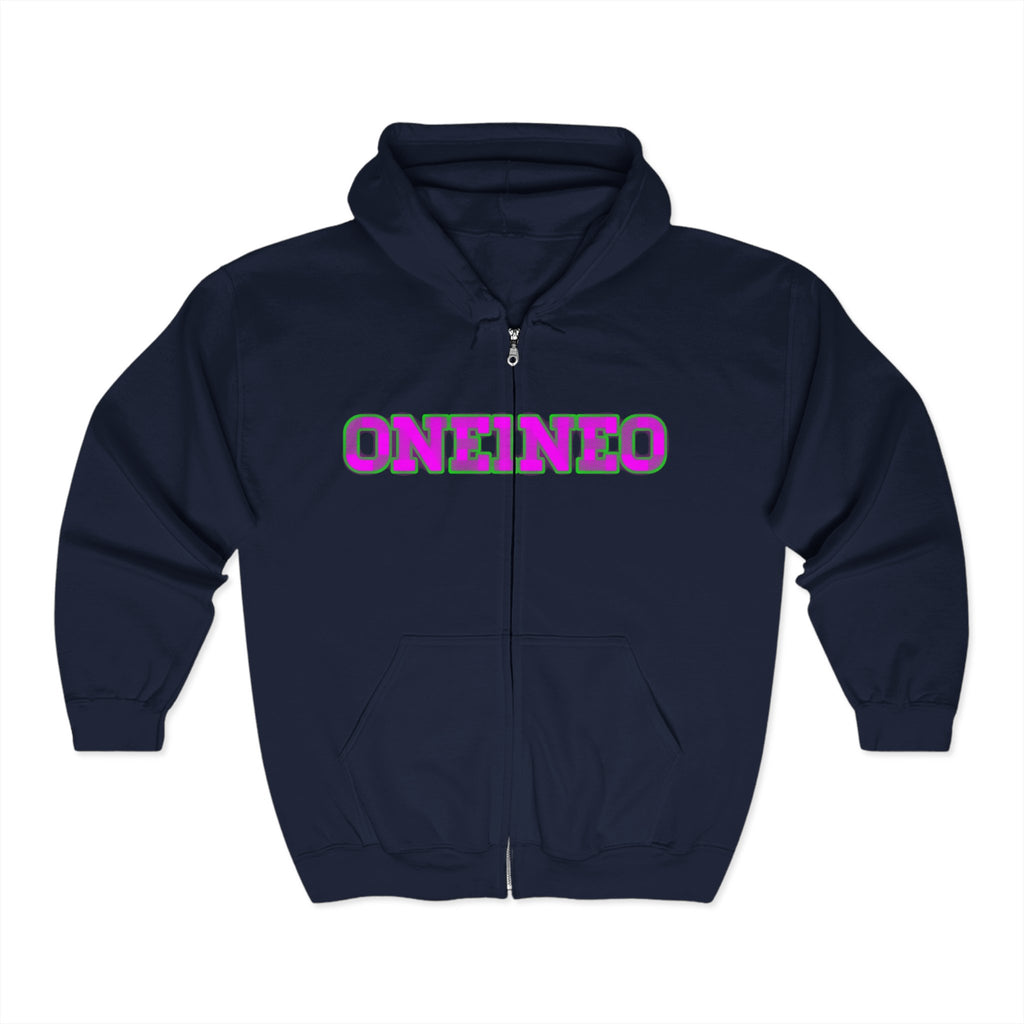 Vibrant Unisex Full Zip Hoodie, Colorful Skull Design, Casual Streetwear, Perfect for Gifting, Everyday Wear, Concerts