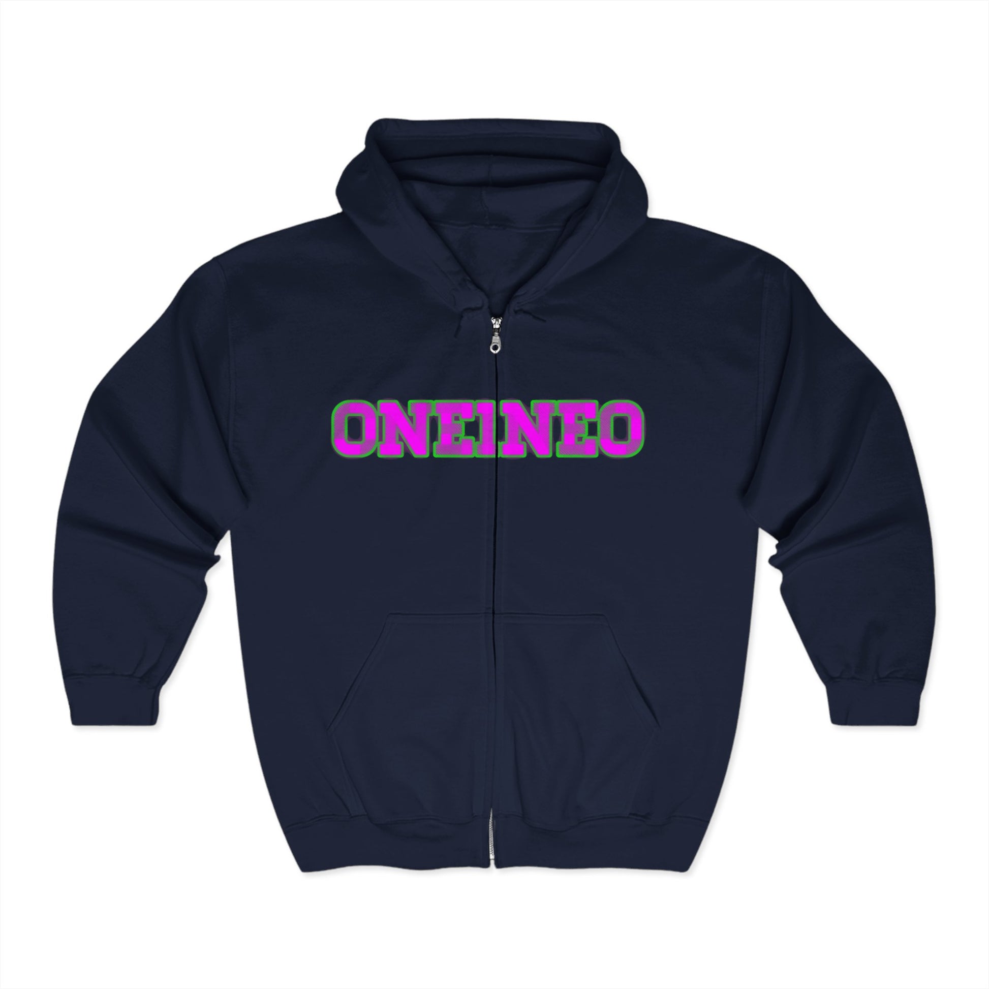 Vibrant Unisex Full Zip Hoodie, Colorful Skull Design, Casual Streetwear, Perfect for Gifting, Everyday Wear, Concerts