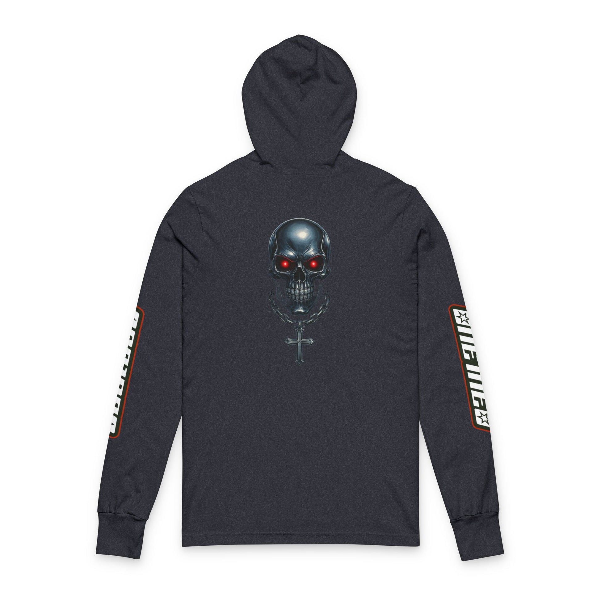 Edgy Graphic Hoodie, Unisex Long Sleeve Tee, Streetwear Fashion, Alternative Lifestyle, Gift for Music Lovers