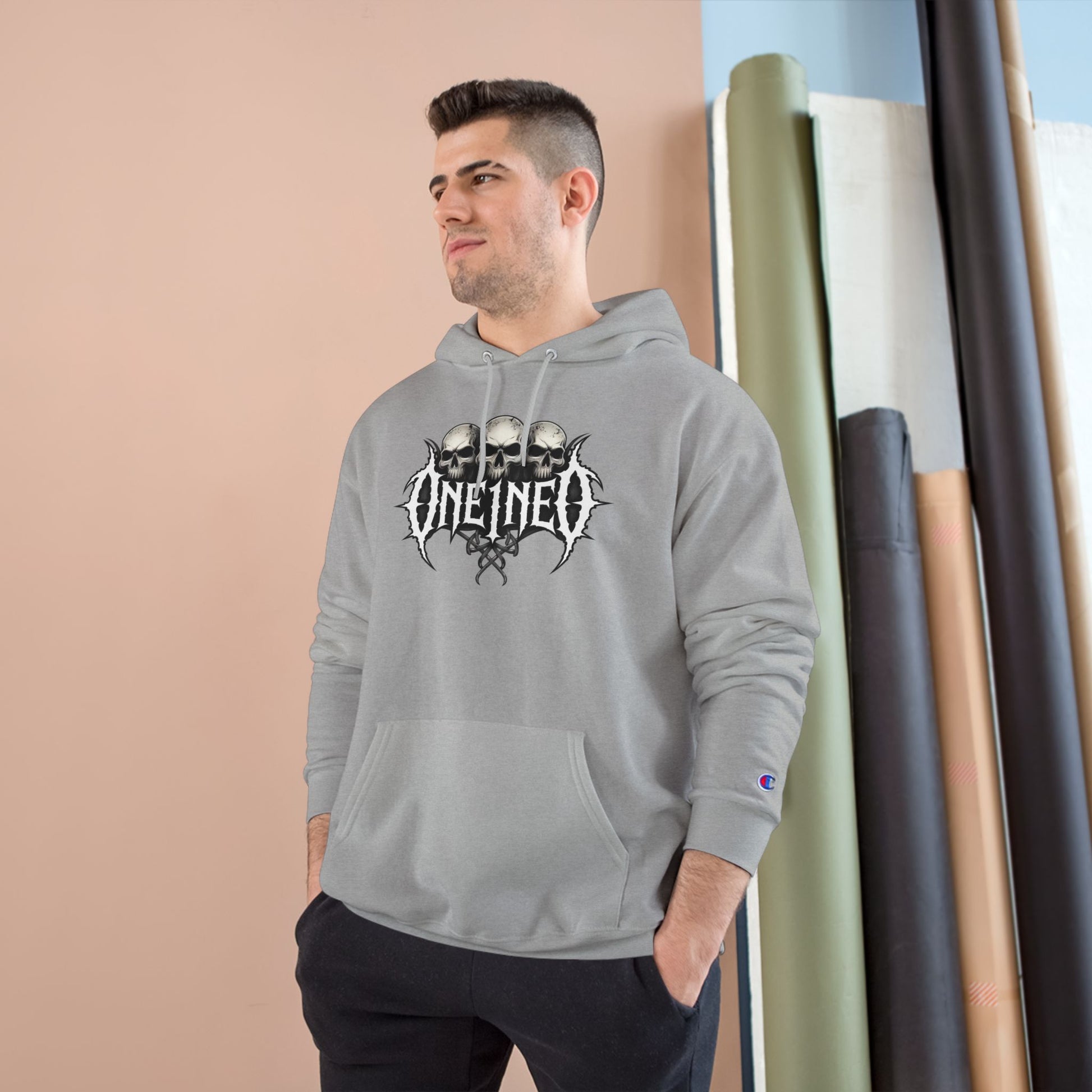 Skull Graphic Hoodie, Edgy Sweatshirt, Gothic Fashion, Casual Wear, Gift for Him/Her, Alternative Style
