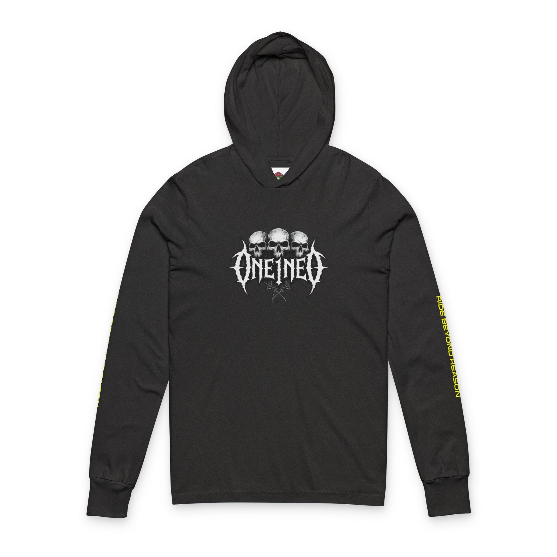 Edgy Unisex Hooded Long Sleeve Tee - Perfect for Music Lovers, Festivals, Casual Wear, Gift for Him/Her, Street Style Fashion