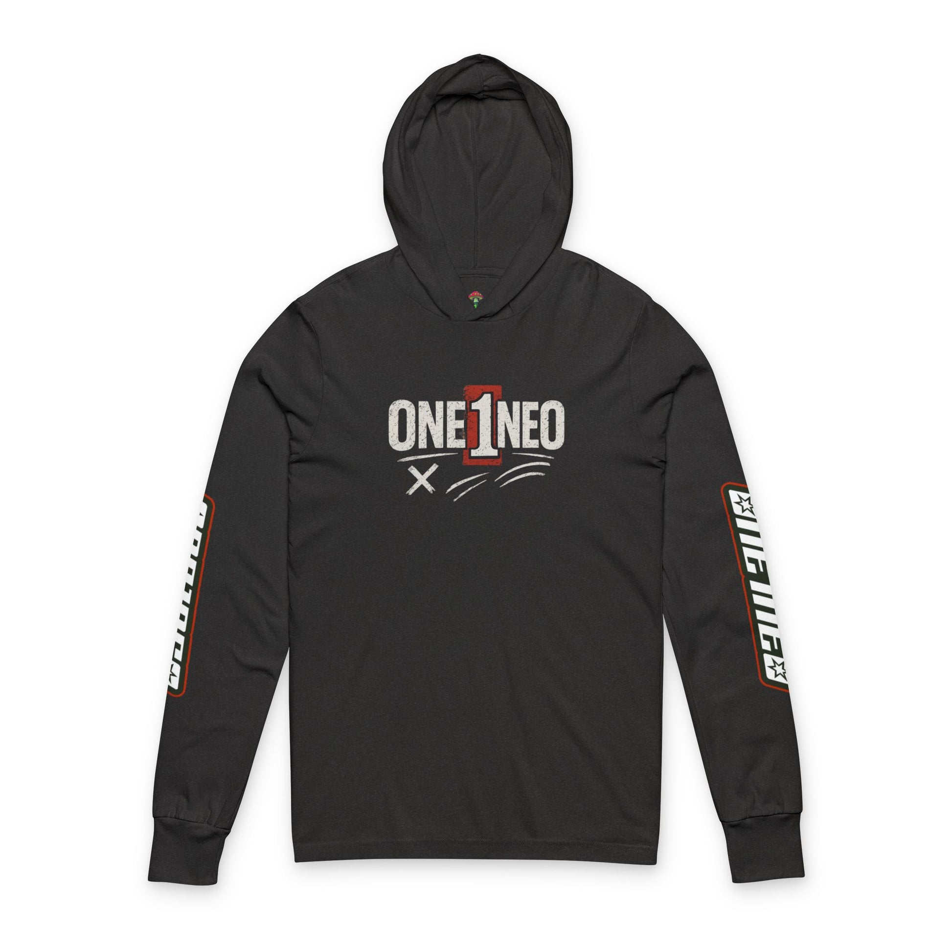 Edgy Graphic Hoodie, Unisex Long Sleeve Tee, Streetwear Fashion, Alternative Lifestyle, Gift for Music Lovers