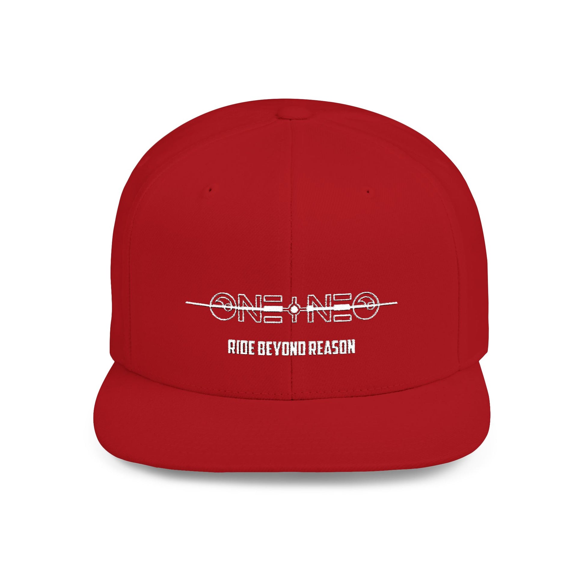 Stylish Flat Bill Snapback Hat - ONE NEO Design, Trendy Cap for Casual Outings, Streetwear, Birthday Gifts, Fashion Statement