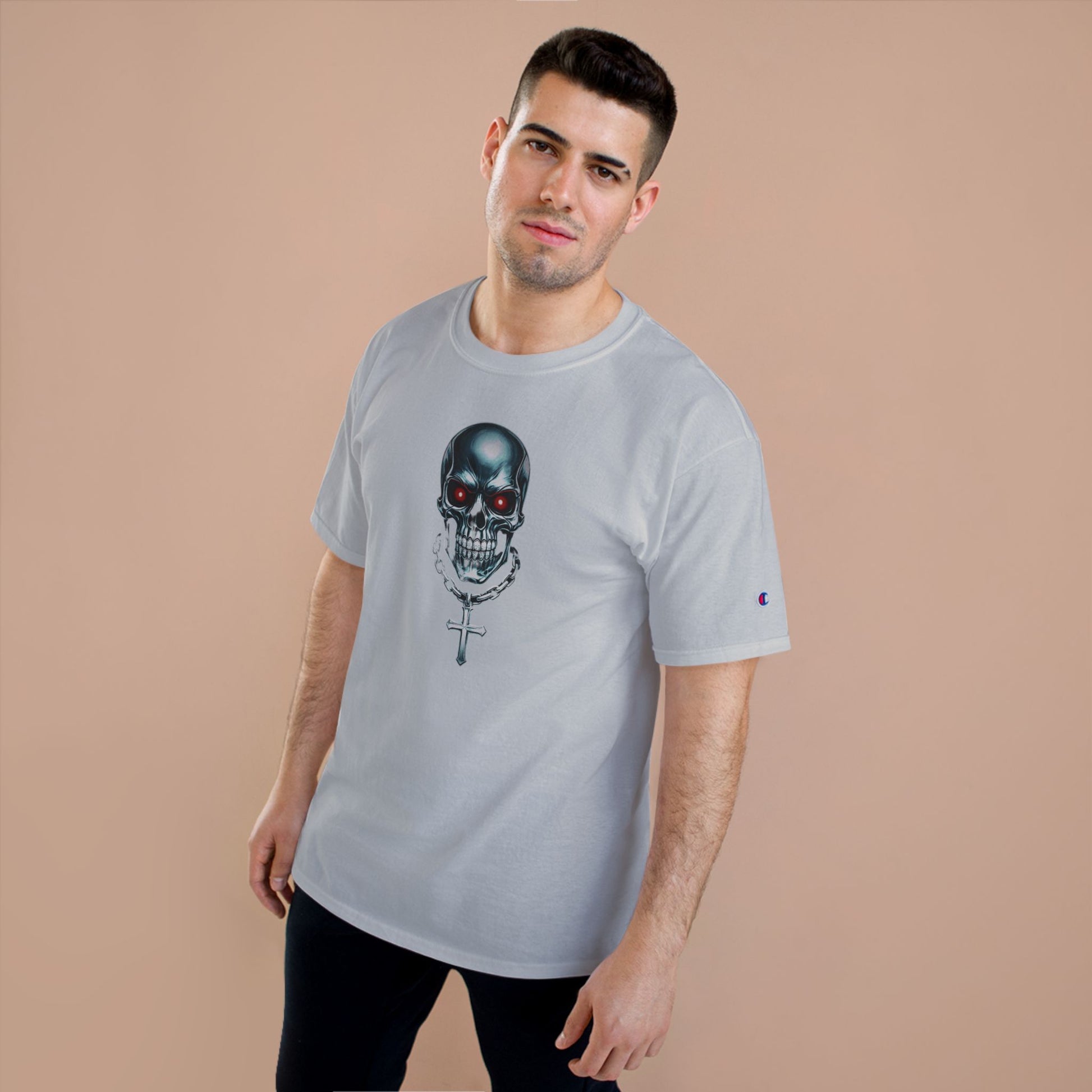 Champion Graphic Tee for Bold Trendsetters, Streetwear Shirt, Casual Outfit, Gift for Friends, Unisex Apparel, Everyday Wear