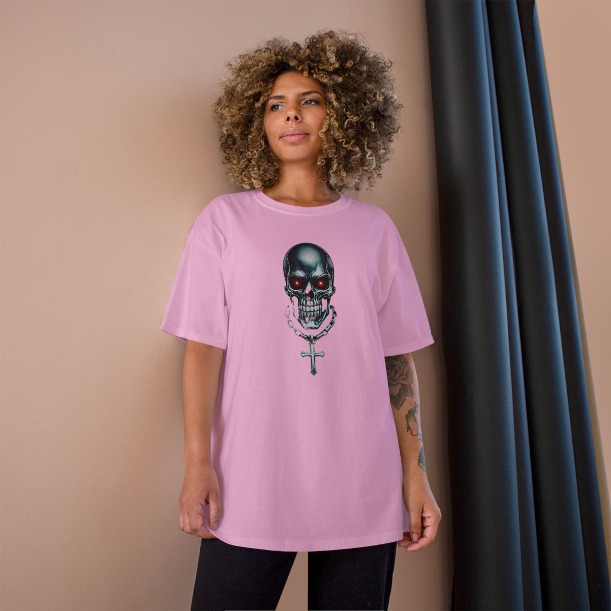Champion Graphic Tee for Bold Trendsetters, Streetwear Shirt, Casual Outfit, Gift for Friends, Unisex Apparel, Everyday Wear